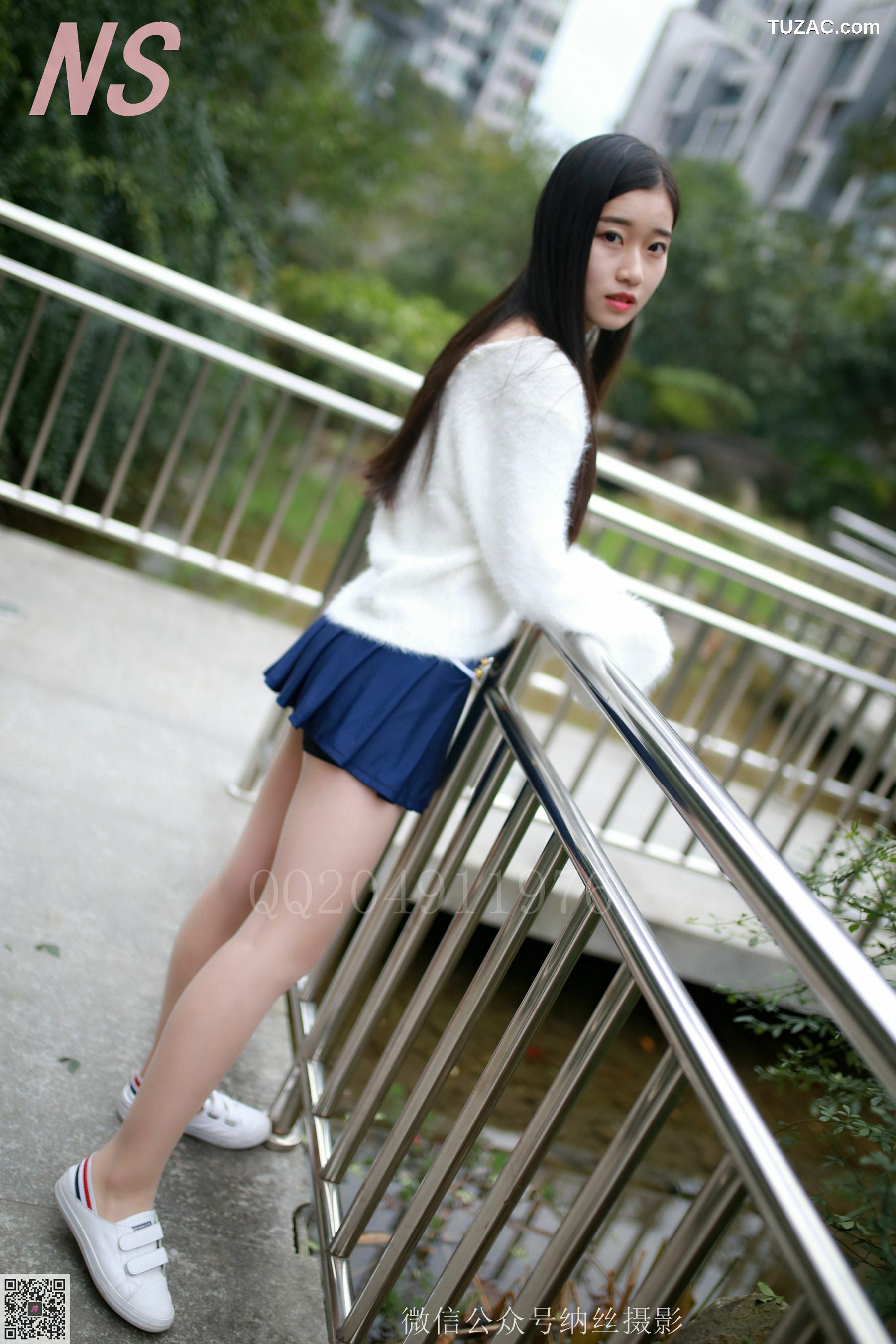 纳丝摄影_珊珊《超短裙美腿肉丝》 NO.097 写真集[94P]