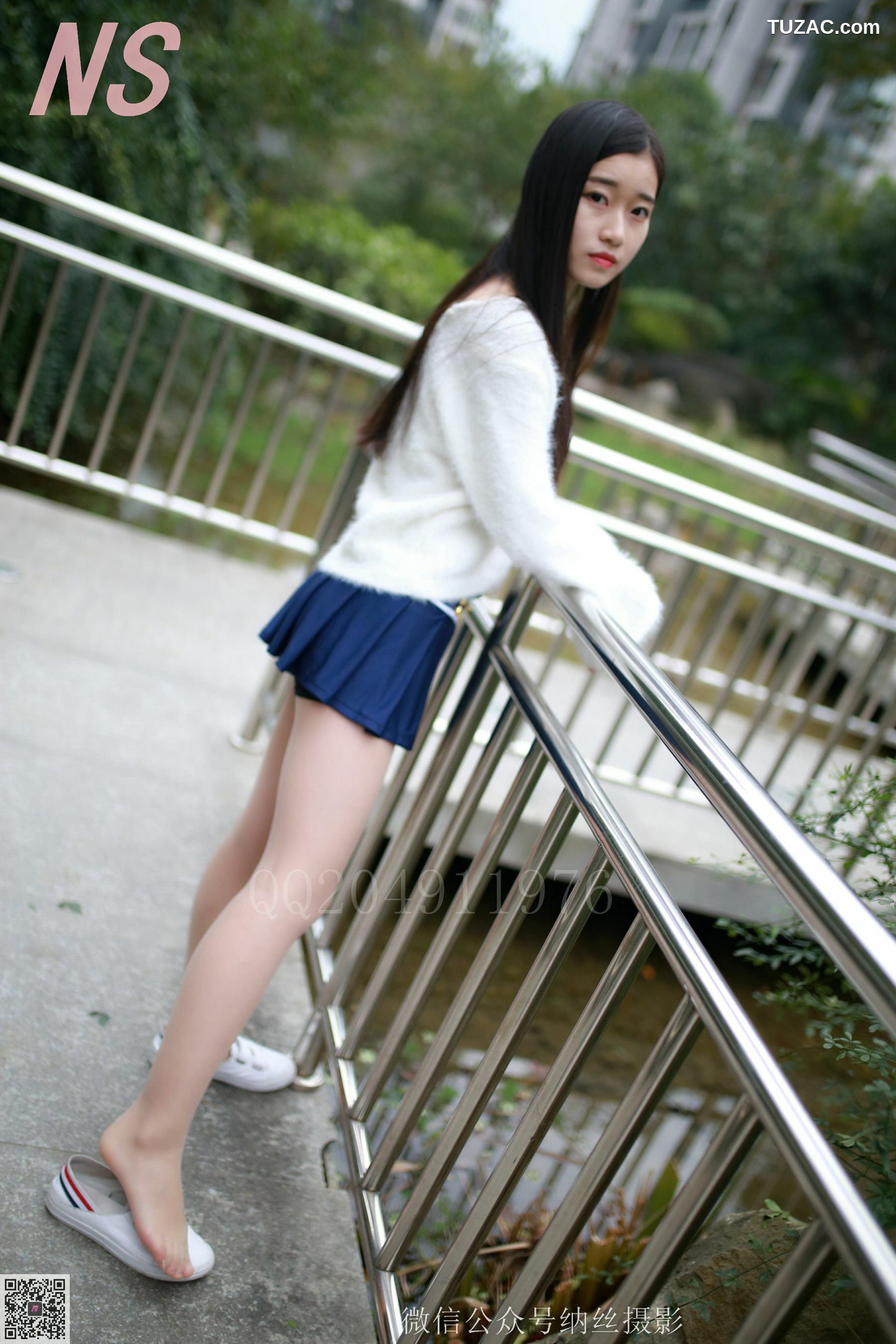 纳丝摄影_珊珊《超短裙美腿肉丝》 NO.097 写真集[94P]