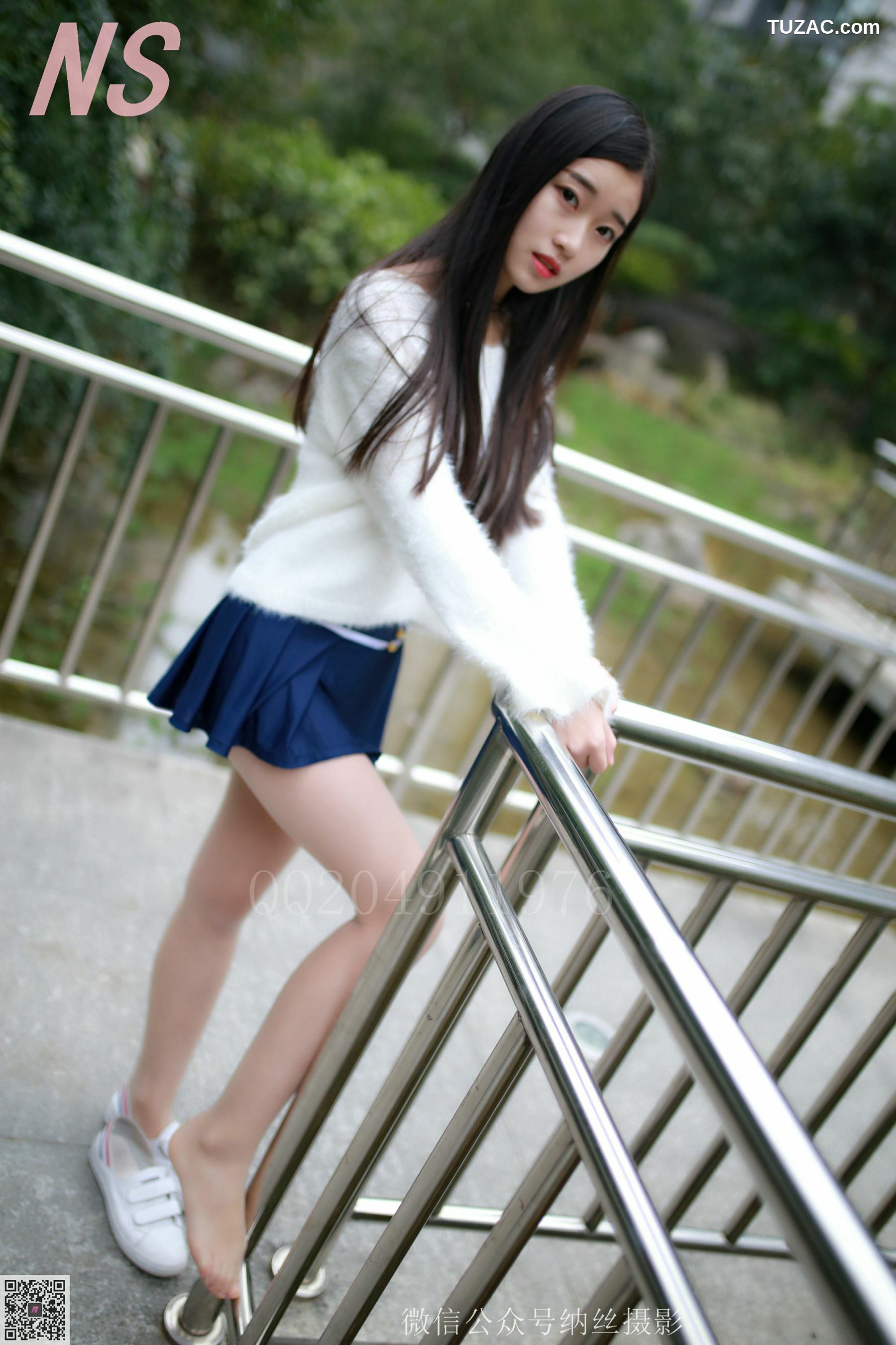 纳丝摄影_珊珊《超短裙美腿肉丝》 NO.097 写真集[94P]