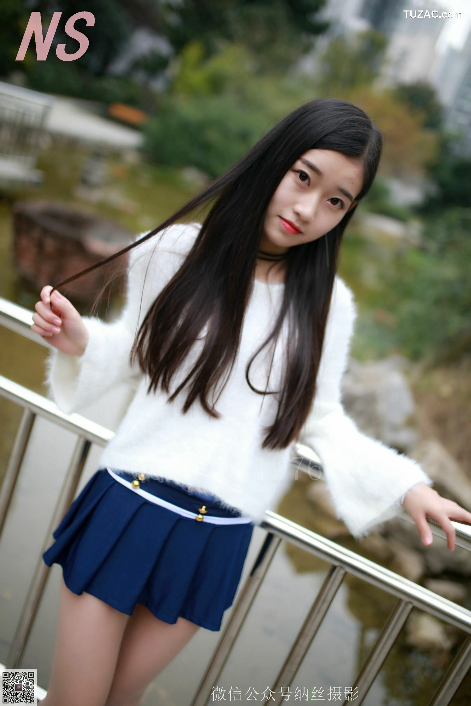纳丝摄影_珊珊《超短裙美腿肉丝》 NO.097 写真集[94P]