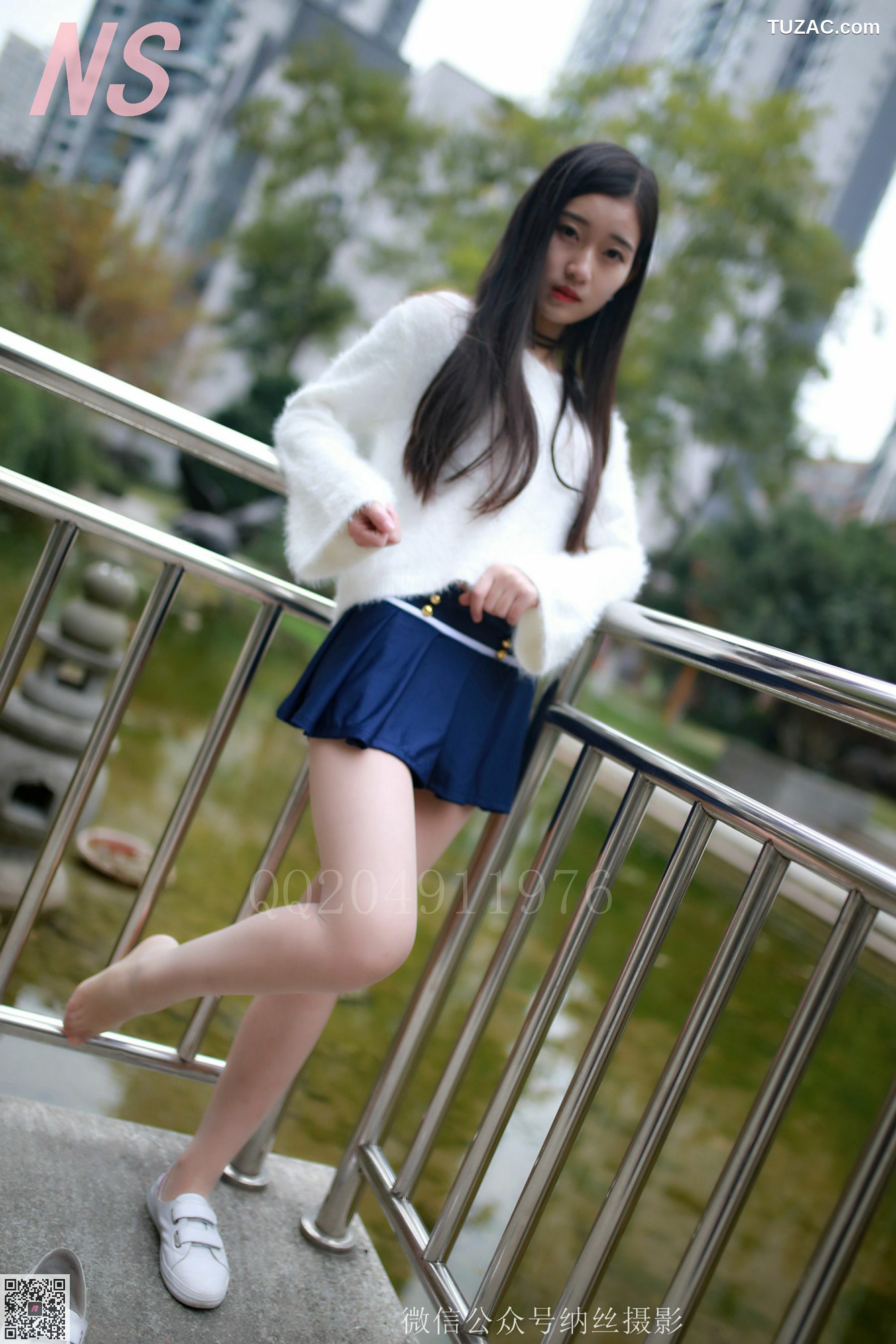 纳丝摄影_珊珊《超短裙美腿肉丝》 NO.097 写真集[94P]
