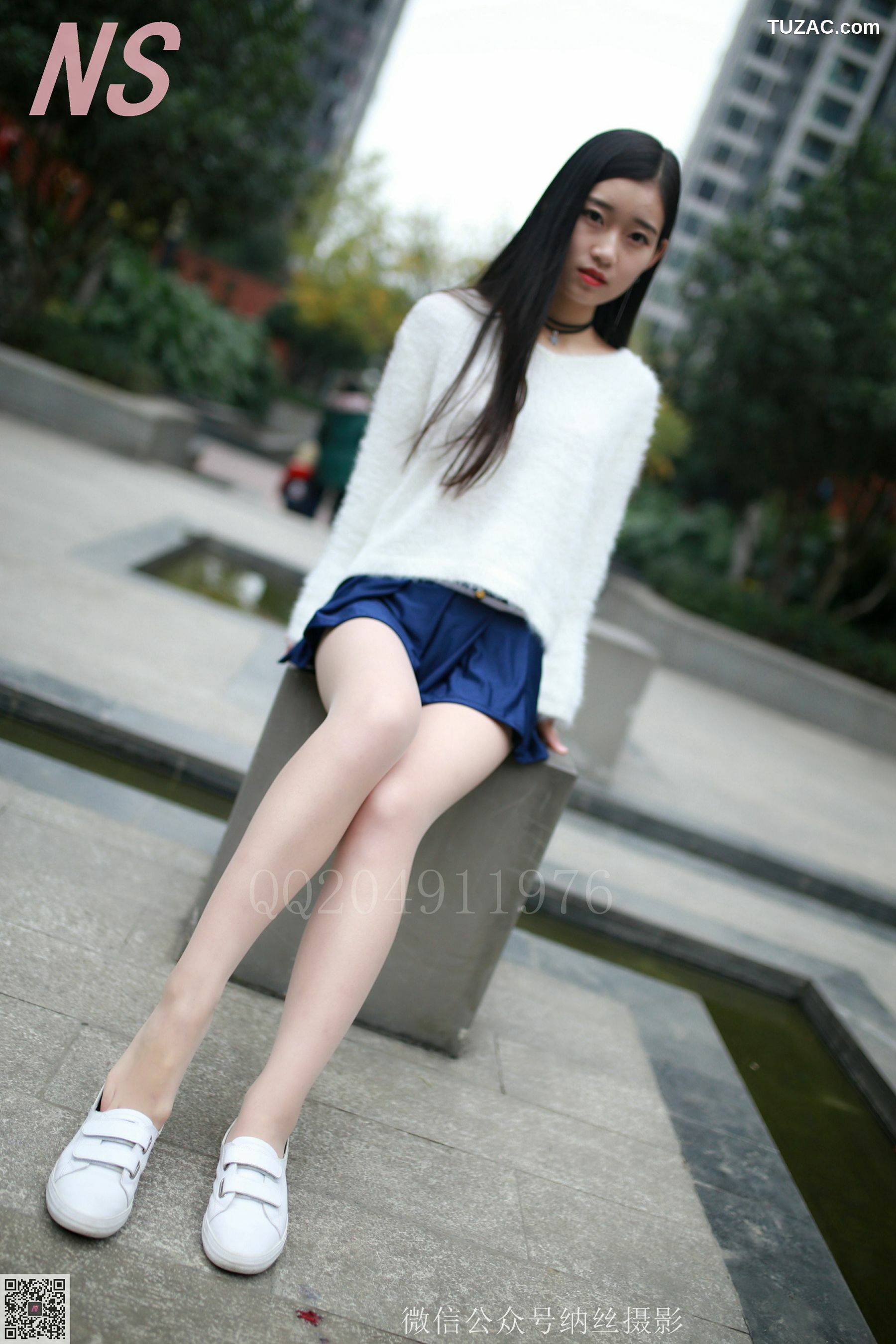 纳丝摄影_珊珊《超短裙美腿肉丝》 NO.097 写真集[94P]