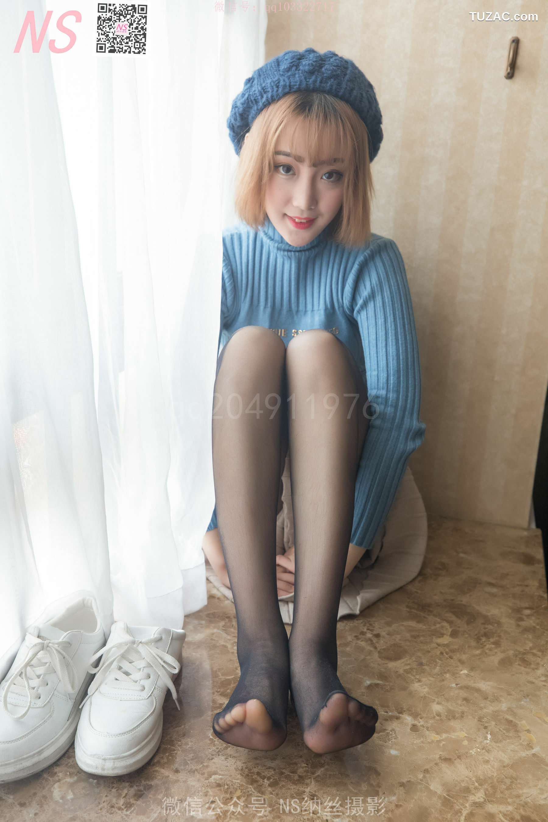 纳丝摄影_琴子《逆光短丝袜BY黑丝袜》 写真集[95P]