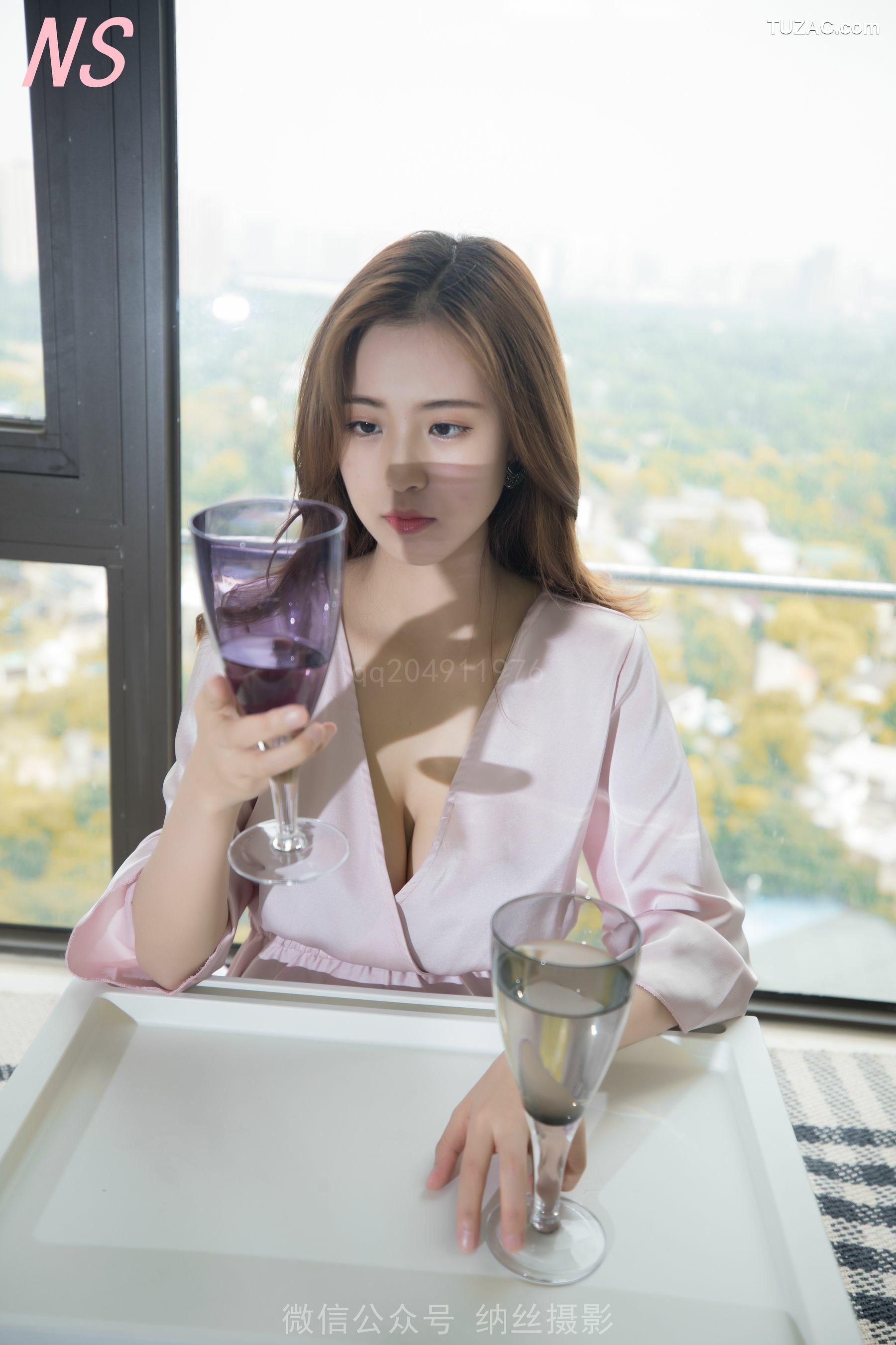 纳丝摄影_美女主播寒霜《睡衣诱惑》 写真集[90P]