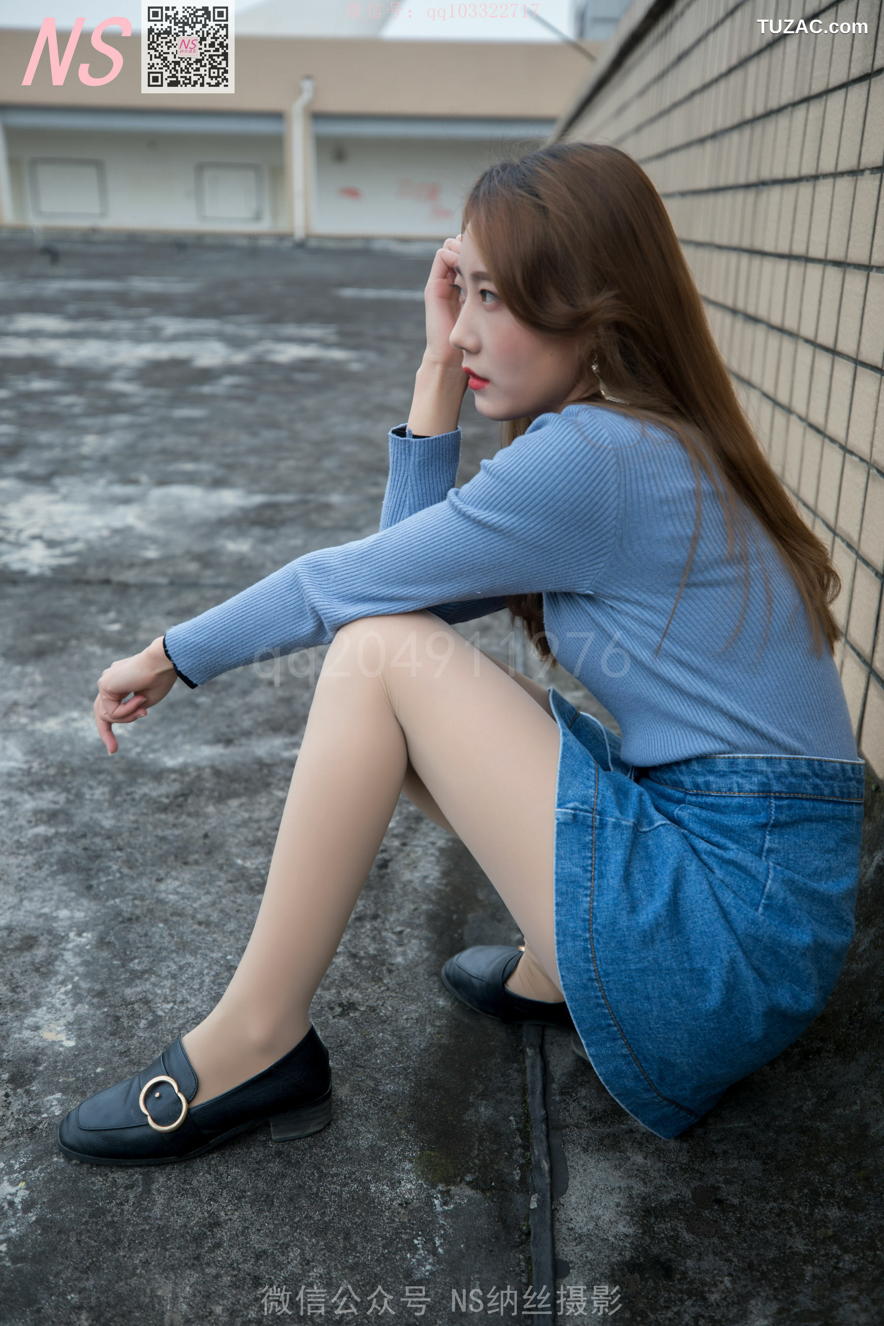 纳丝摄影_舒怡《女神天台肉色丝袜》 写真集[99P]