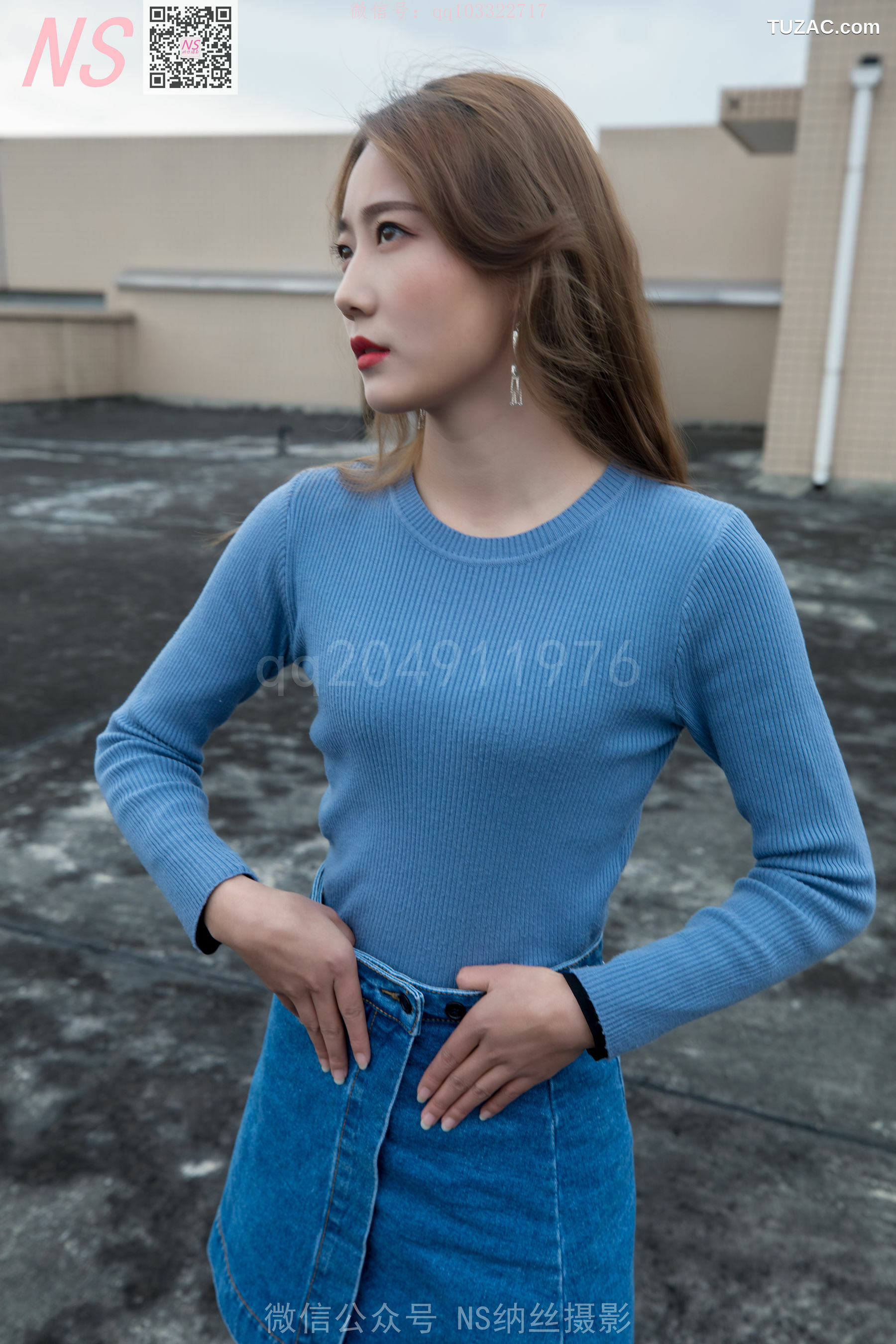 纳丝摄影_舒怡《女神天台肉色丝袜》 写真集[99P]