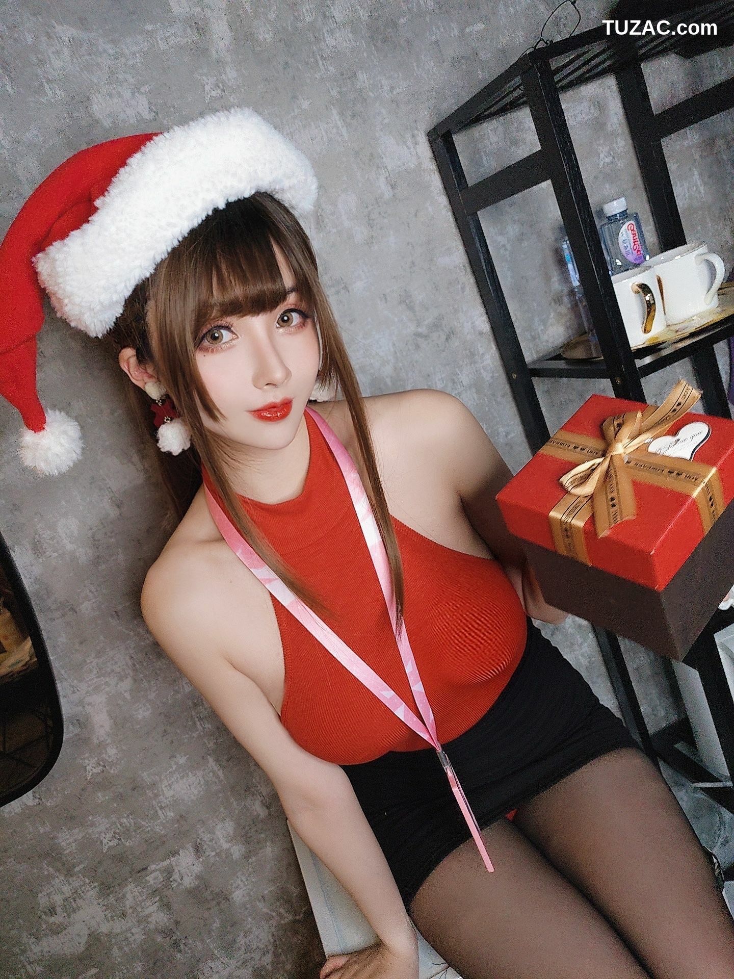 网络美女_ rioko凉凉子 - 社畜的快乐圣诞节[30P]