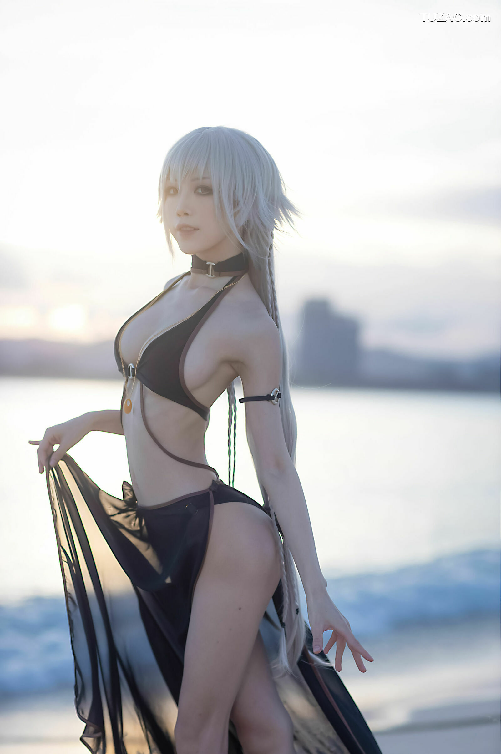 网络美女_ 动漫博主水淼aqua - 贞德泳装 写真套图[41P]