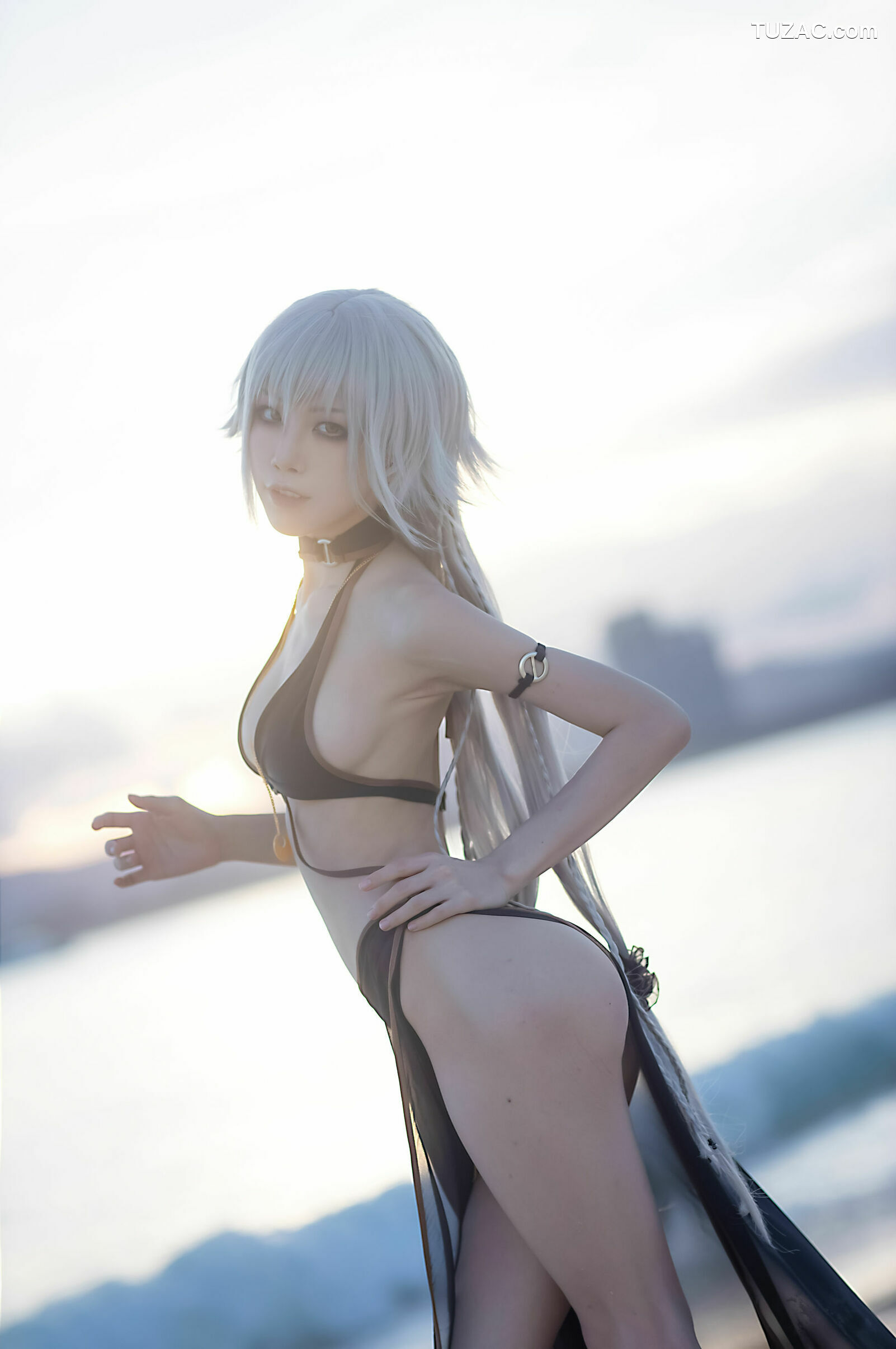 网络美女_ 动漫博主水淼aqua - 贞德泳装 写真套图[41P]