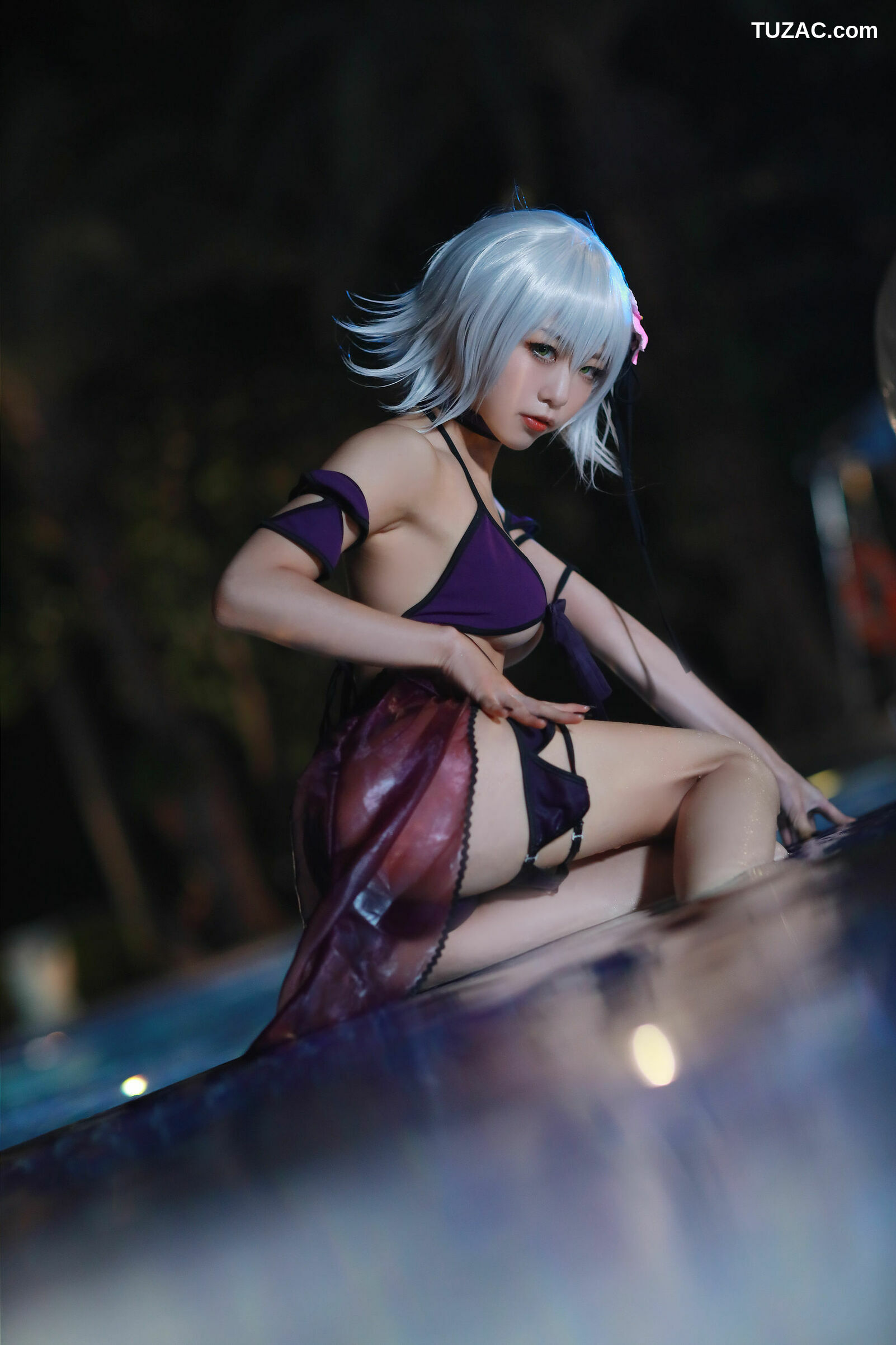 网络美女_ 动漫博主水淼aqua - 贞德泳装 写真套图[41P]