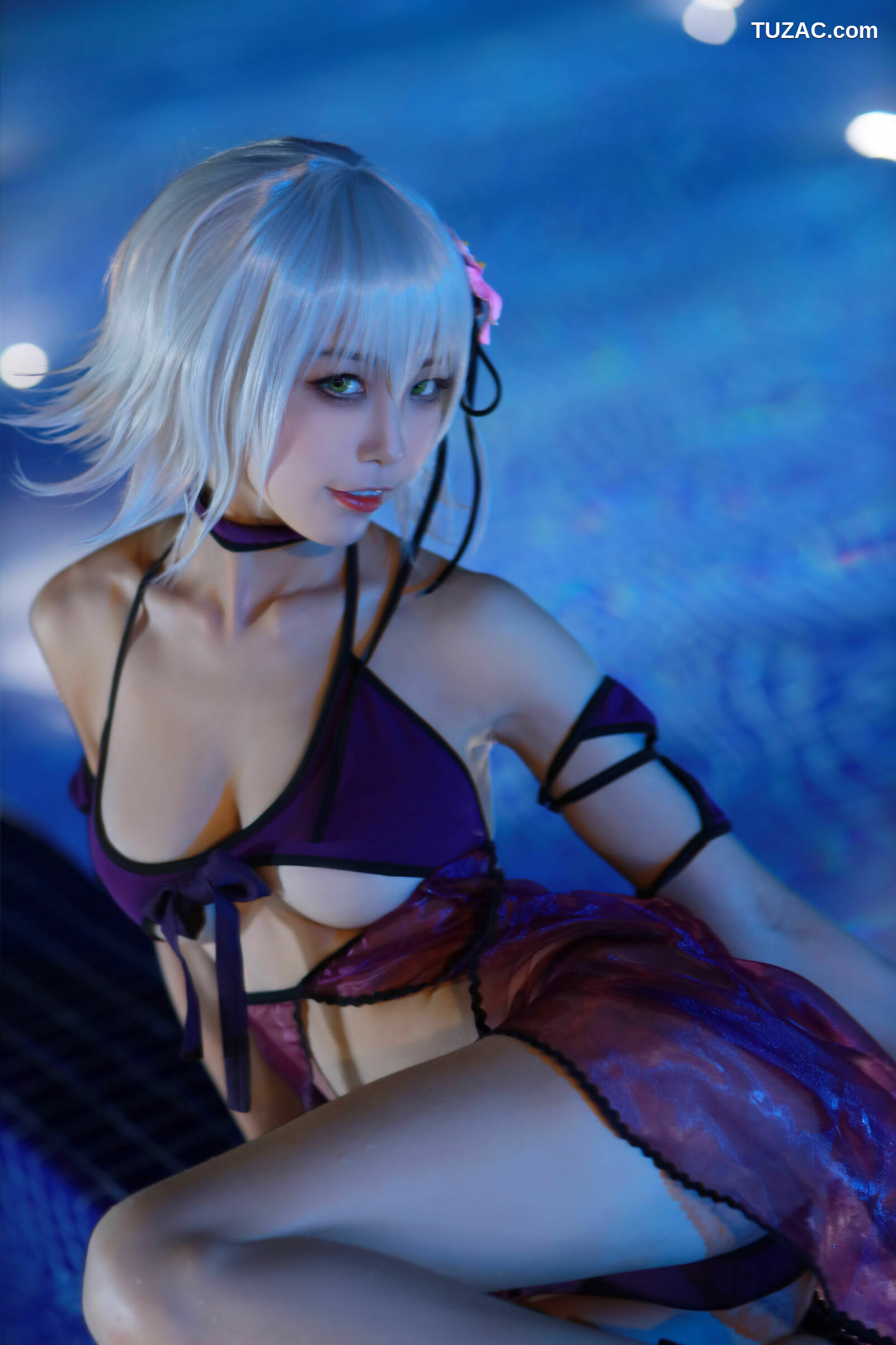 网络美女_ 动漫博主水淼aqua - 贞德泳装 写真套图[41P]