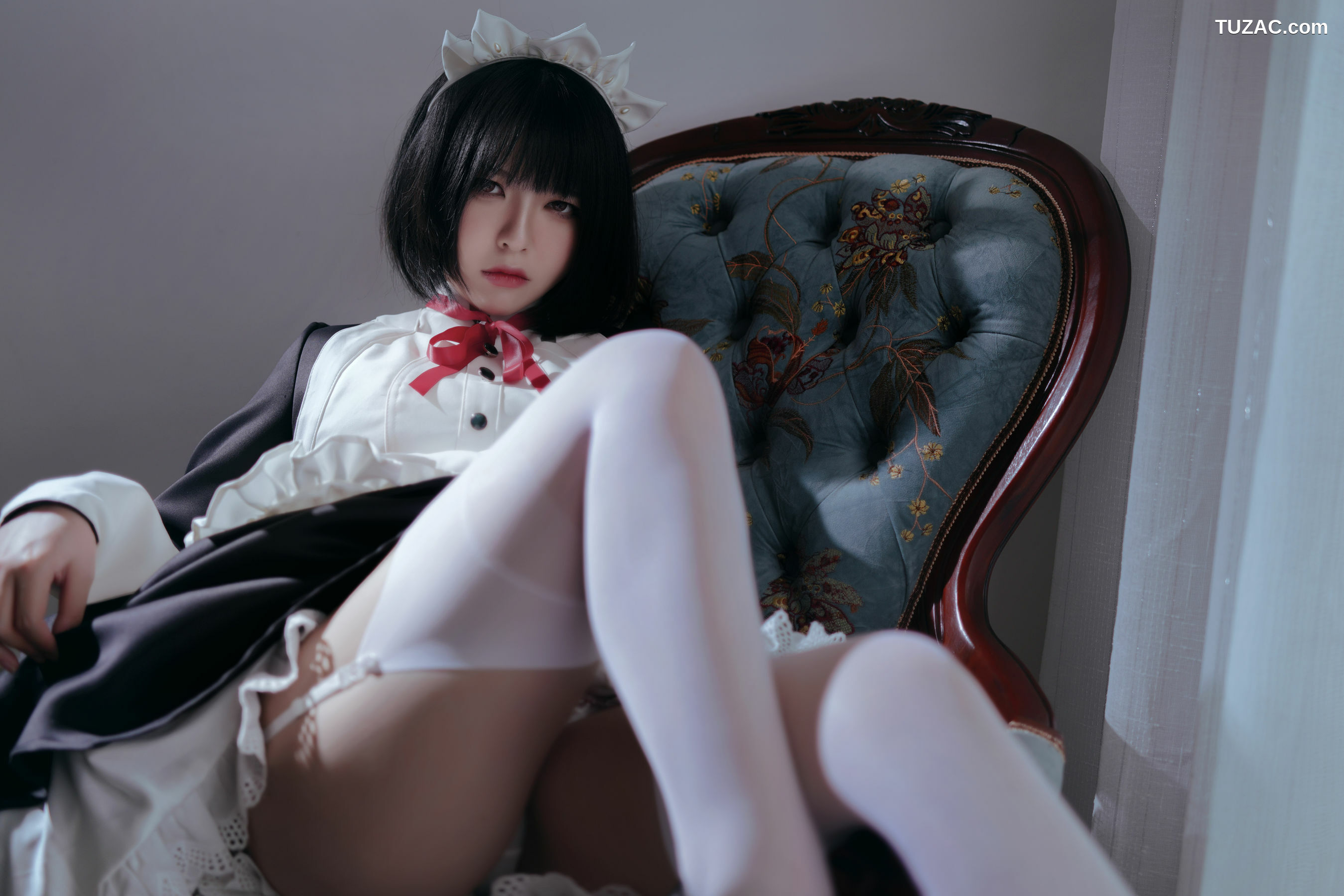 网络美女_ 半半子 《 嫌パン メイド》 写真集[52P]