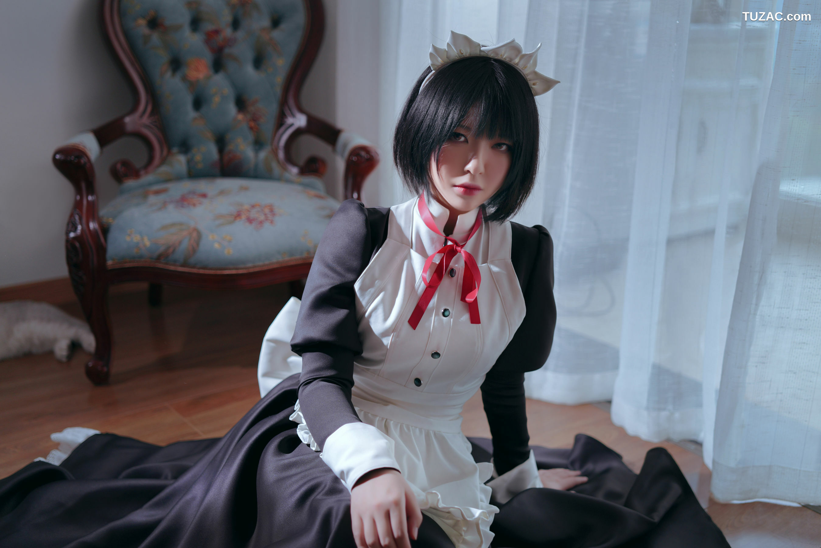 网络美女_ 半半子 《 嫌パン メイド》 写真集[52P]