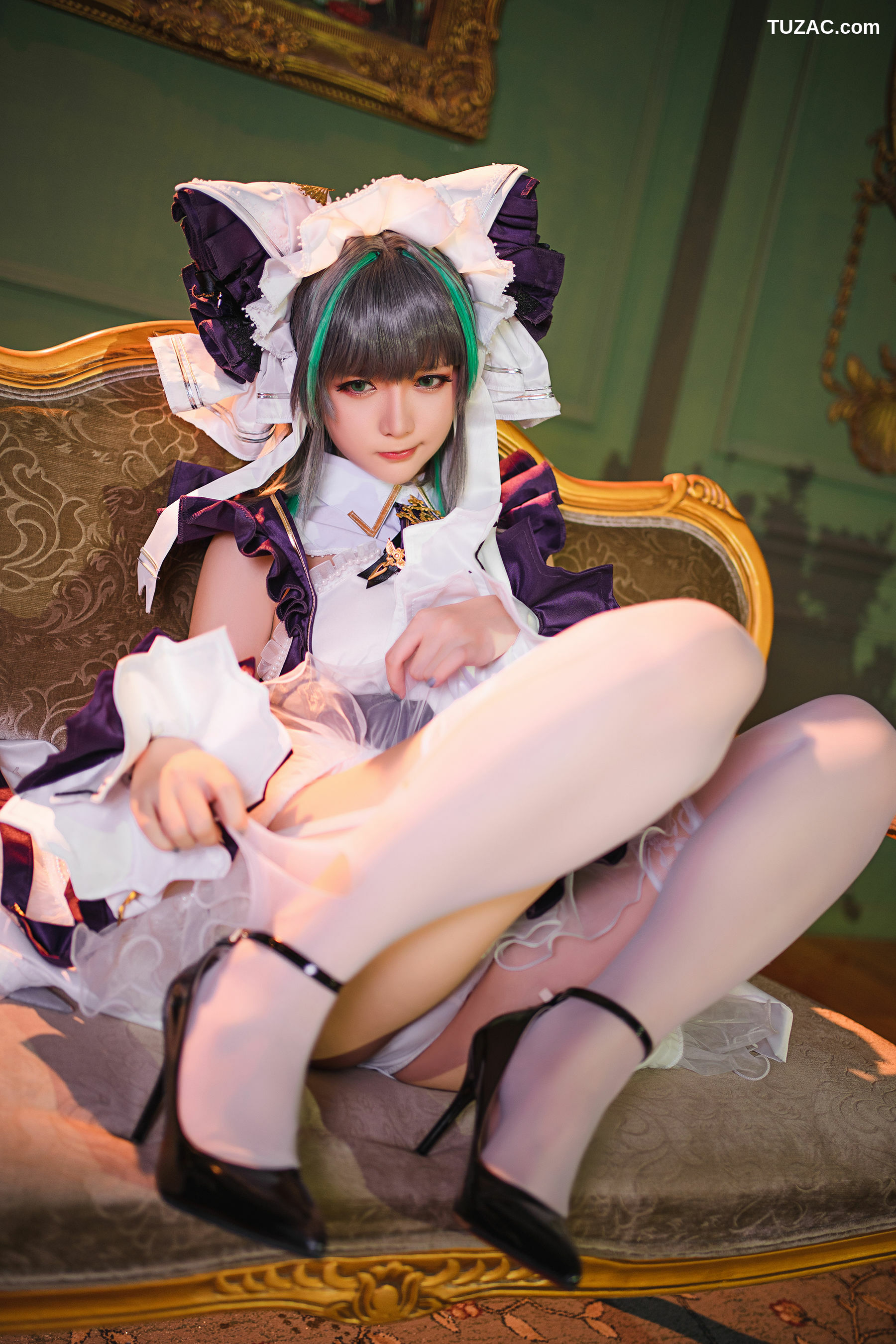 网络美女_ 星之迟迟 - R-Maid《柴郡》[15P]