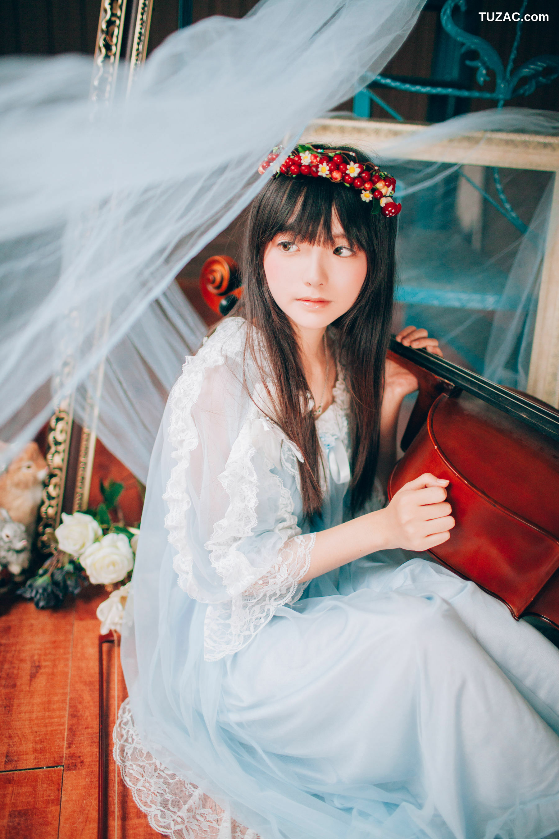 网络美女_ 樱群 《纱》 写真集[19P]