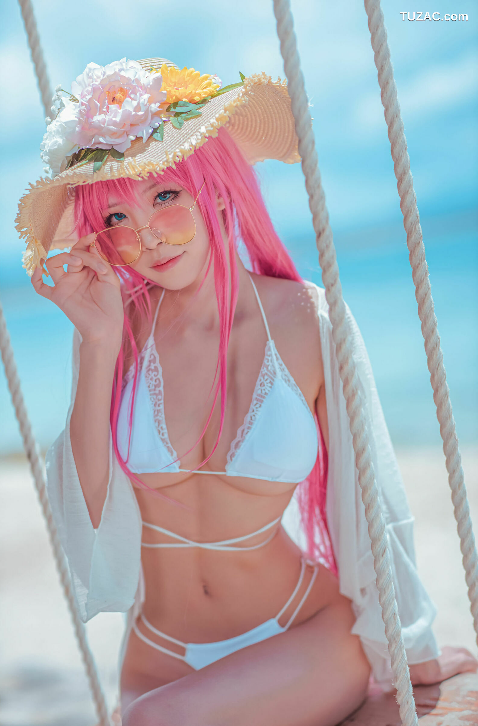 网络美女_ 水淼aqua - 絮库夫 写真套图[35P]