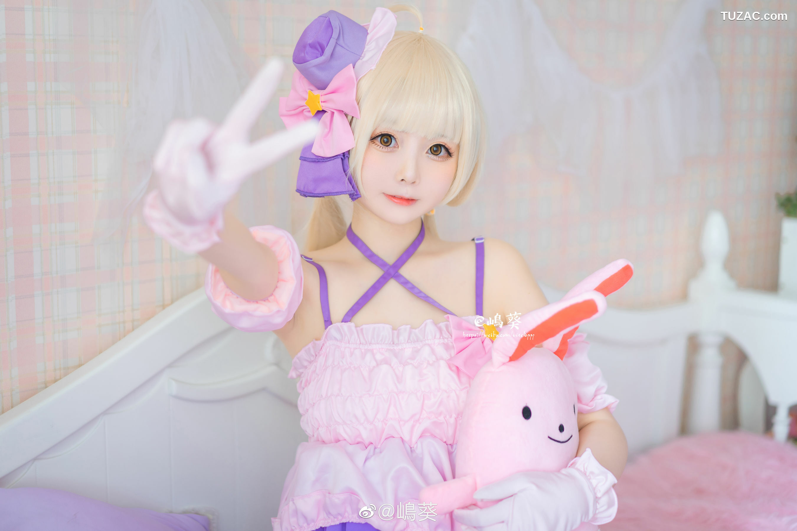 网络美女_Coser嶋葵 《双叶杏打歌服》 写真集