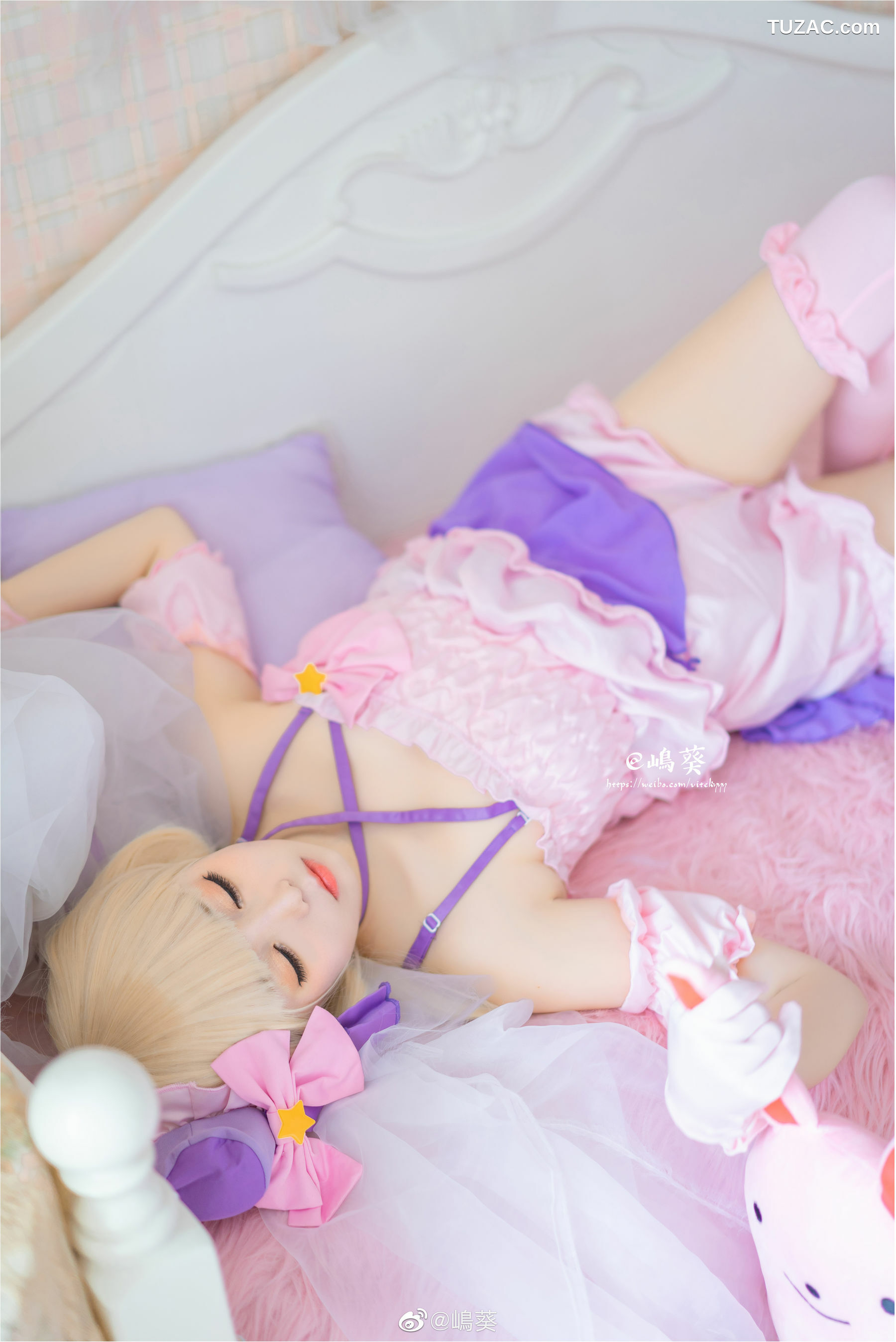 网络美女_Coser嶋葵 《双叶杏打歌服》 写真集
