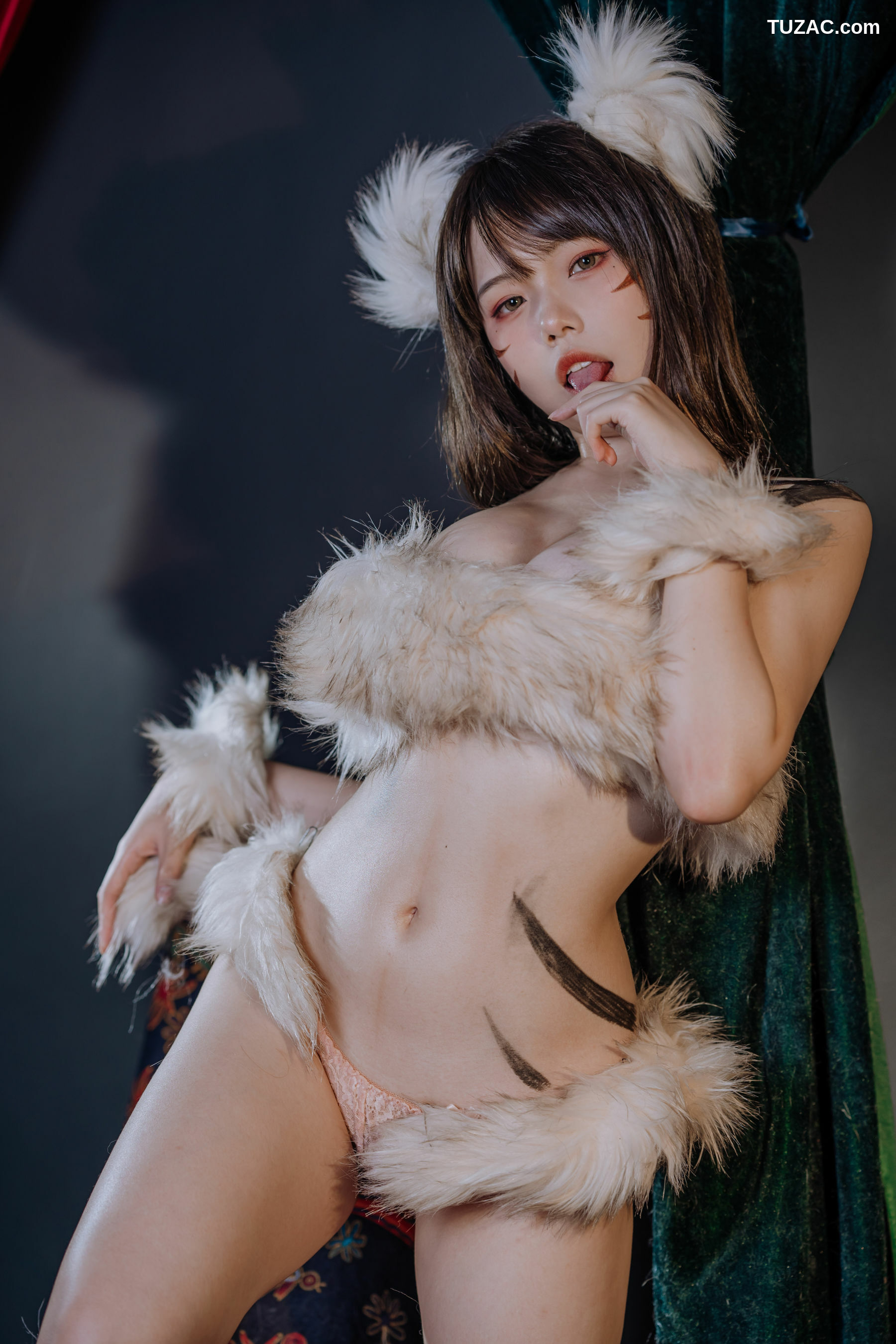 网络美女_七月喵子 - 熊孩子 写真套图