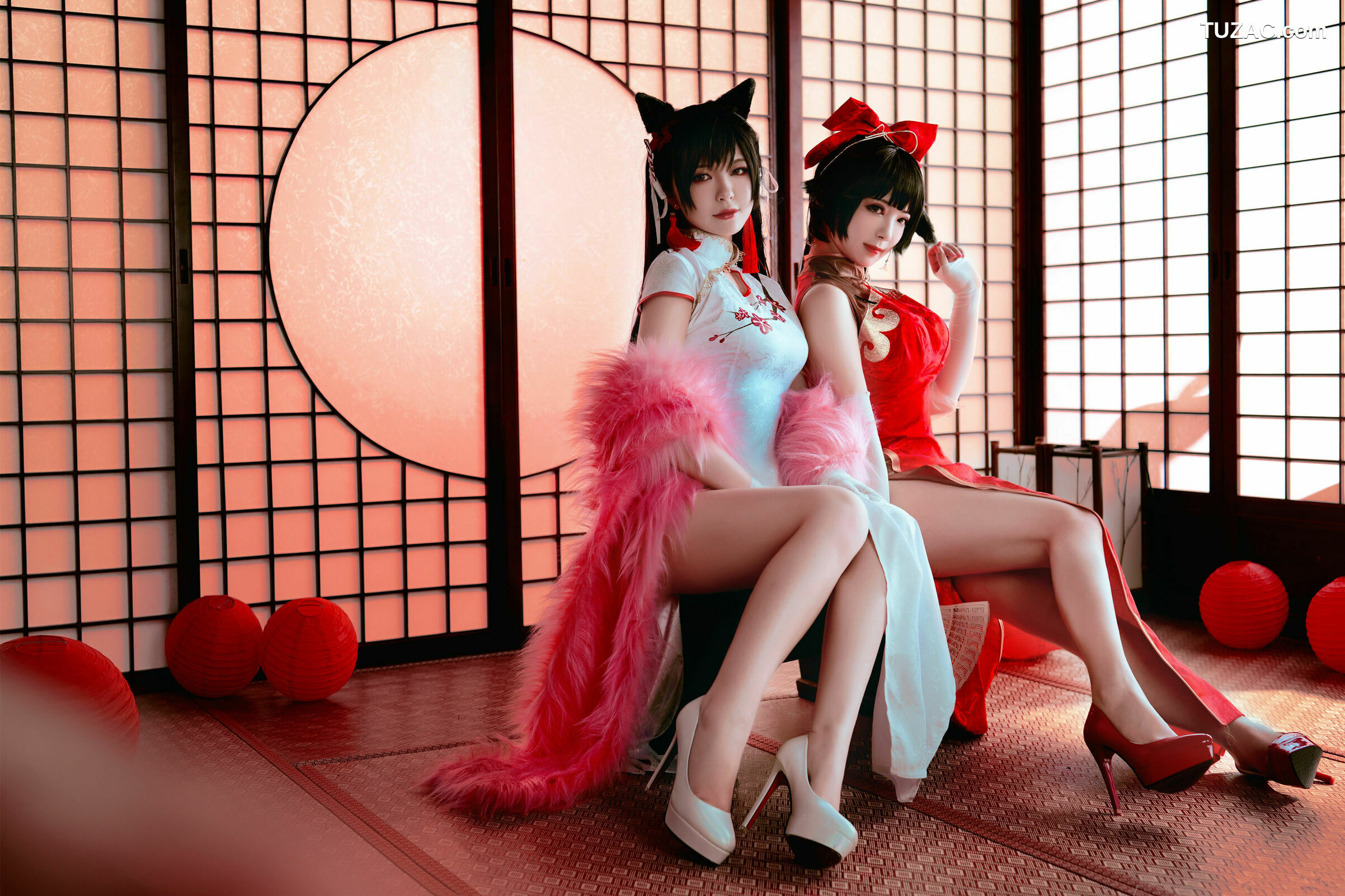网络美女_半半子&amp;婉Yue 《碧蓝航线》 写真集