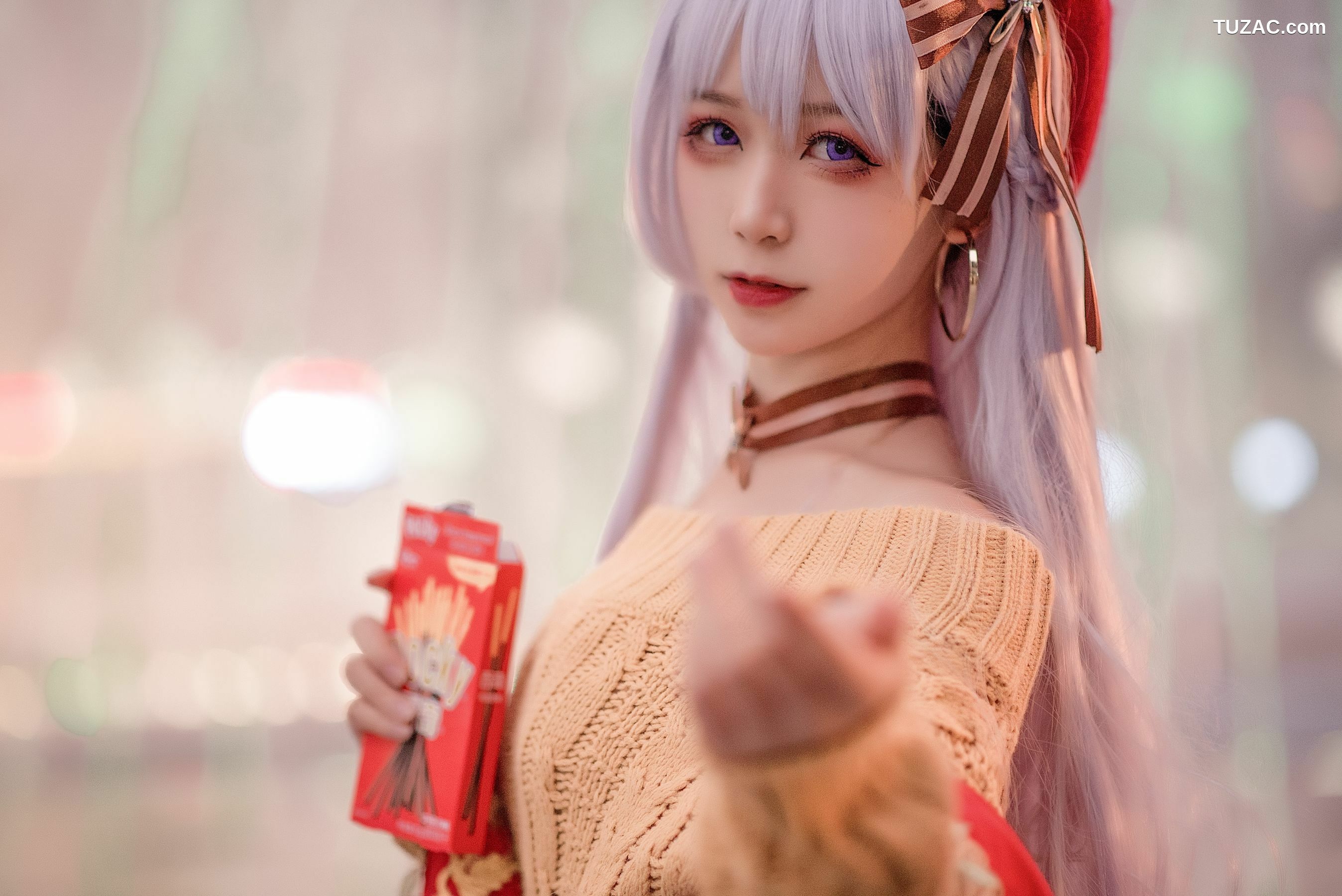 网络美女_樱落酱w 《贝法pocky》 写真集