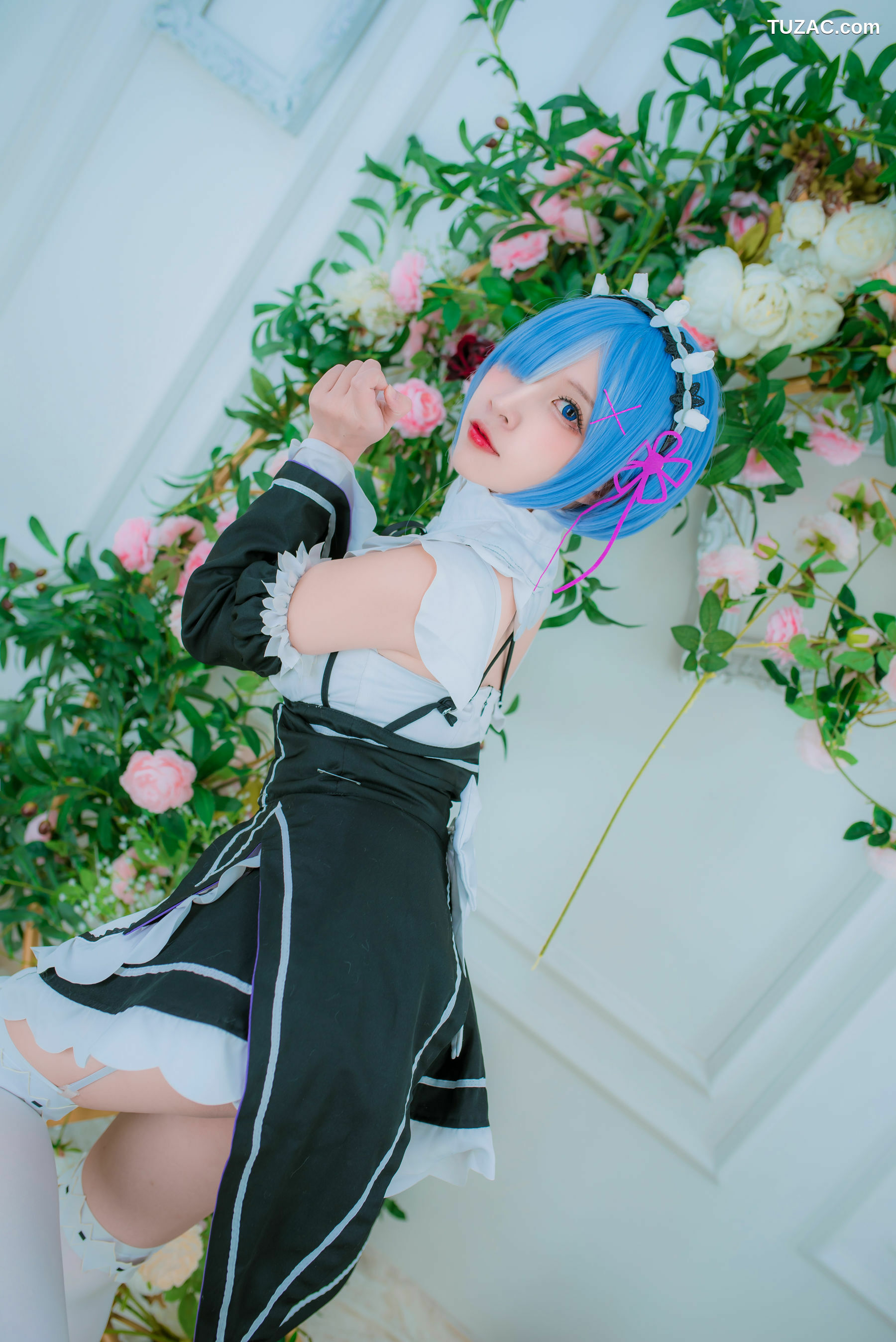 网络美女_网红Coser二佐Nisa 《蕾姆女仆》 写真集