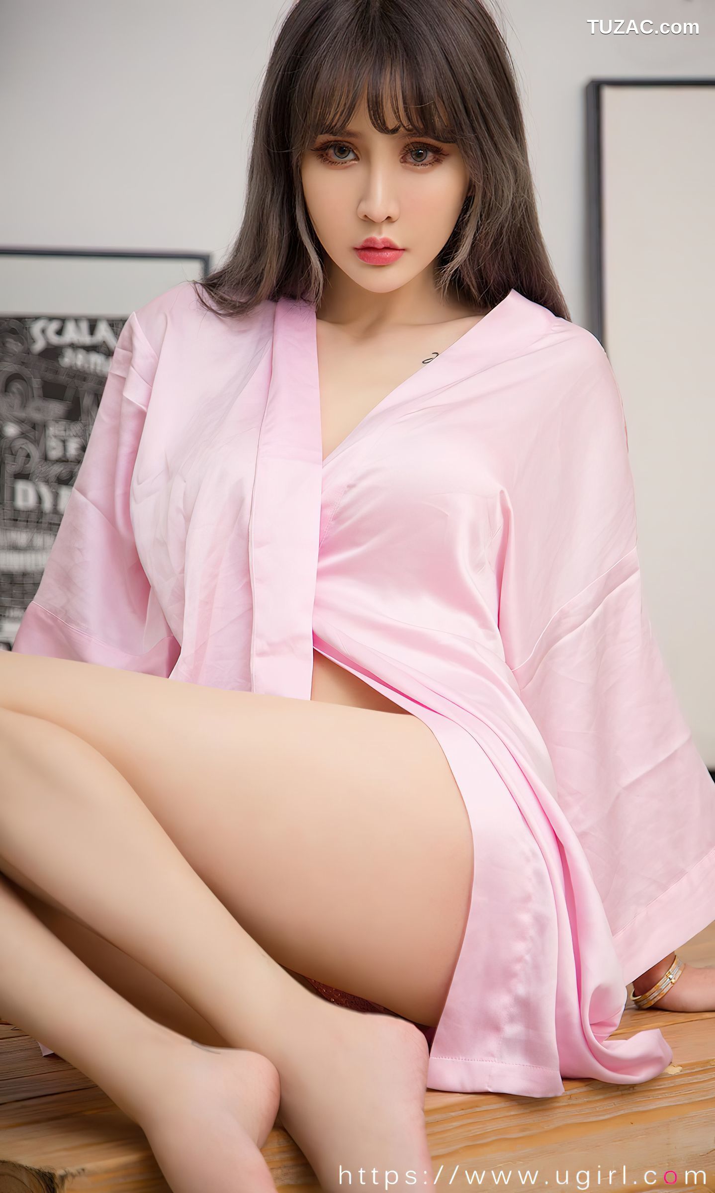 UGirlsApp尤果圈爱尤物-2738-青树-《丝绸睡衣》-2023.11.26