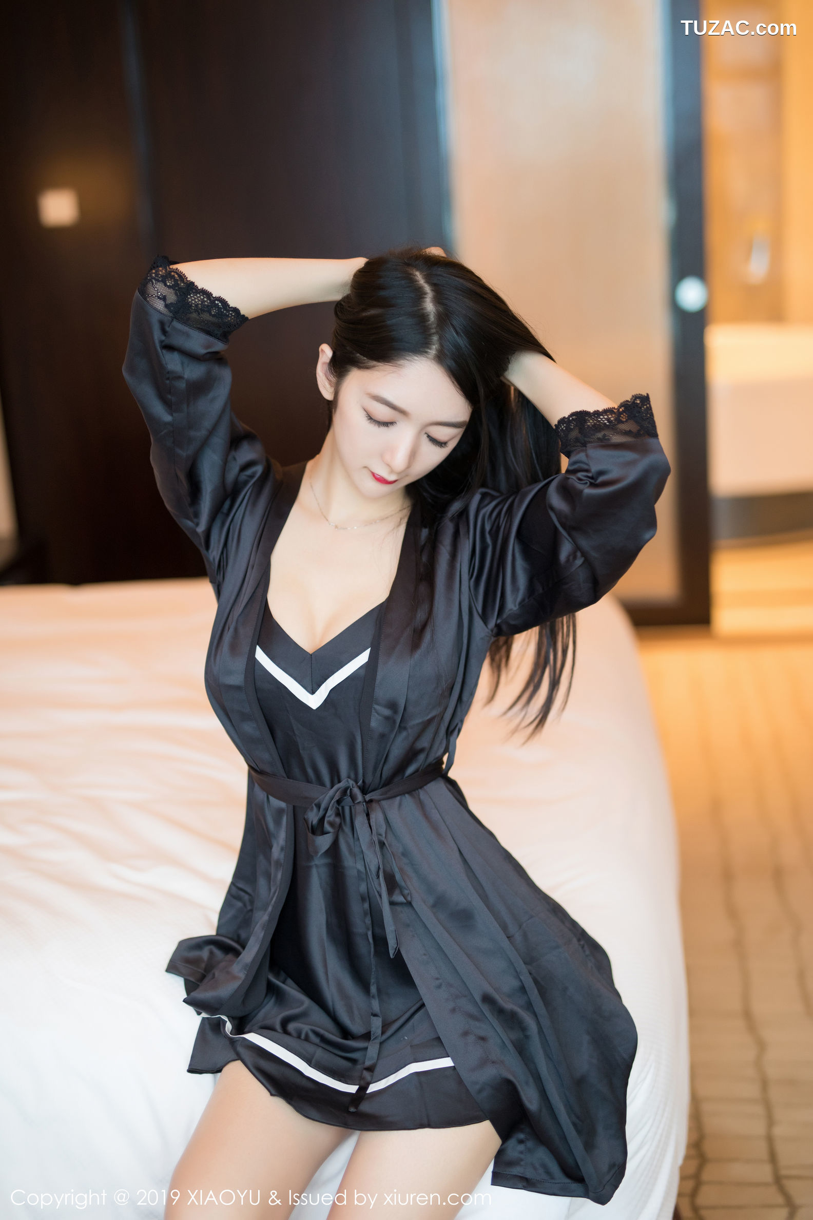 XiaoYu语画界-103-angela喜欢猫-《魅惑的黑色内衣》-2019.07.04