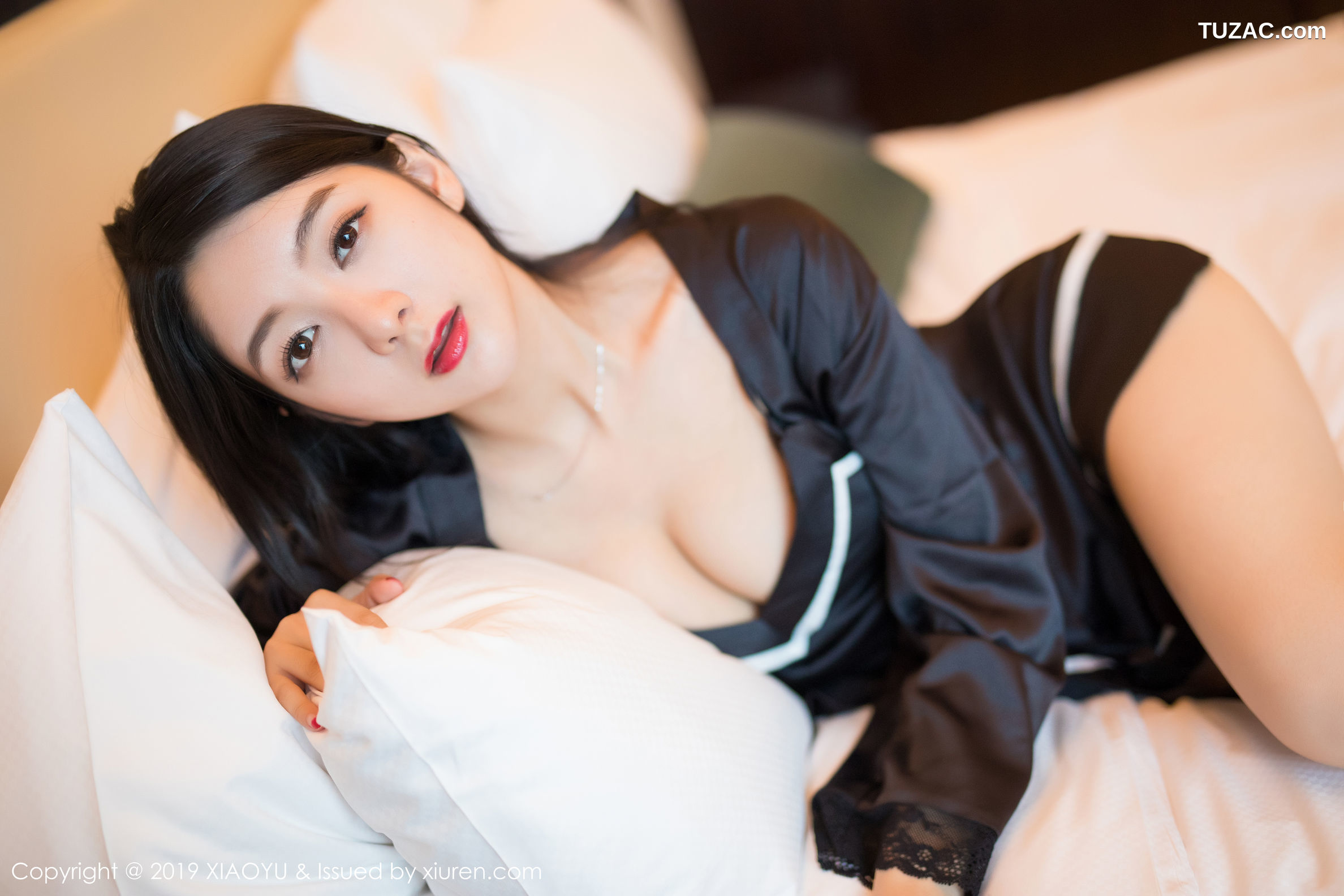 XiaoYu语画界-103-angela喜欢猫-《魅惑的黑色内衣》-2019.07.04