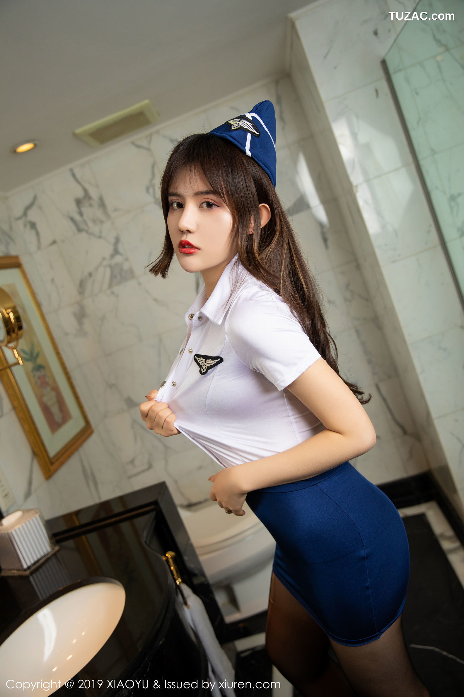 XiaoYu语画界-117-卓娅祺-《白衬衫空姐制服》-2019.07.24