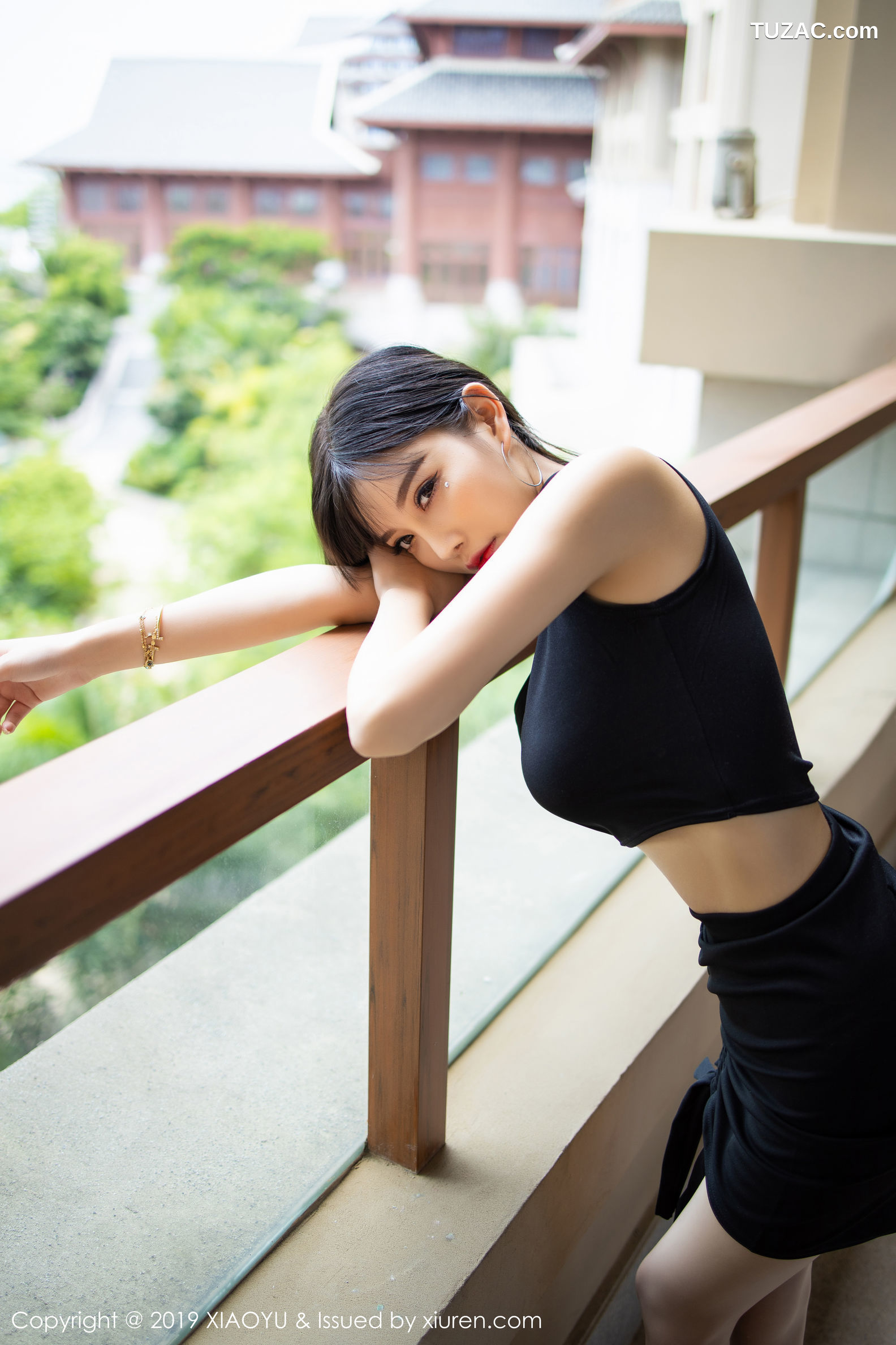 XiaoYu语画界-134-杨晨晨-《黑丝内衣的魅惑与丝袜的朦胧诱惑》-2019.08.16