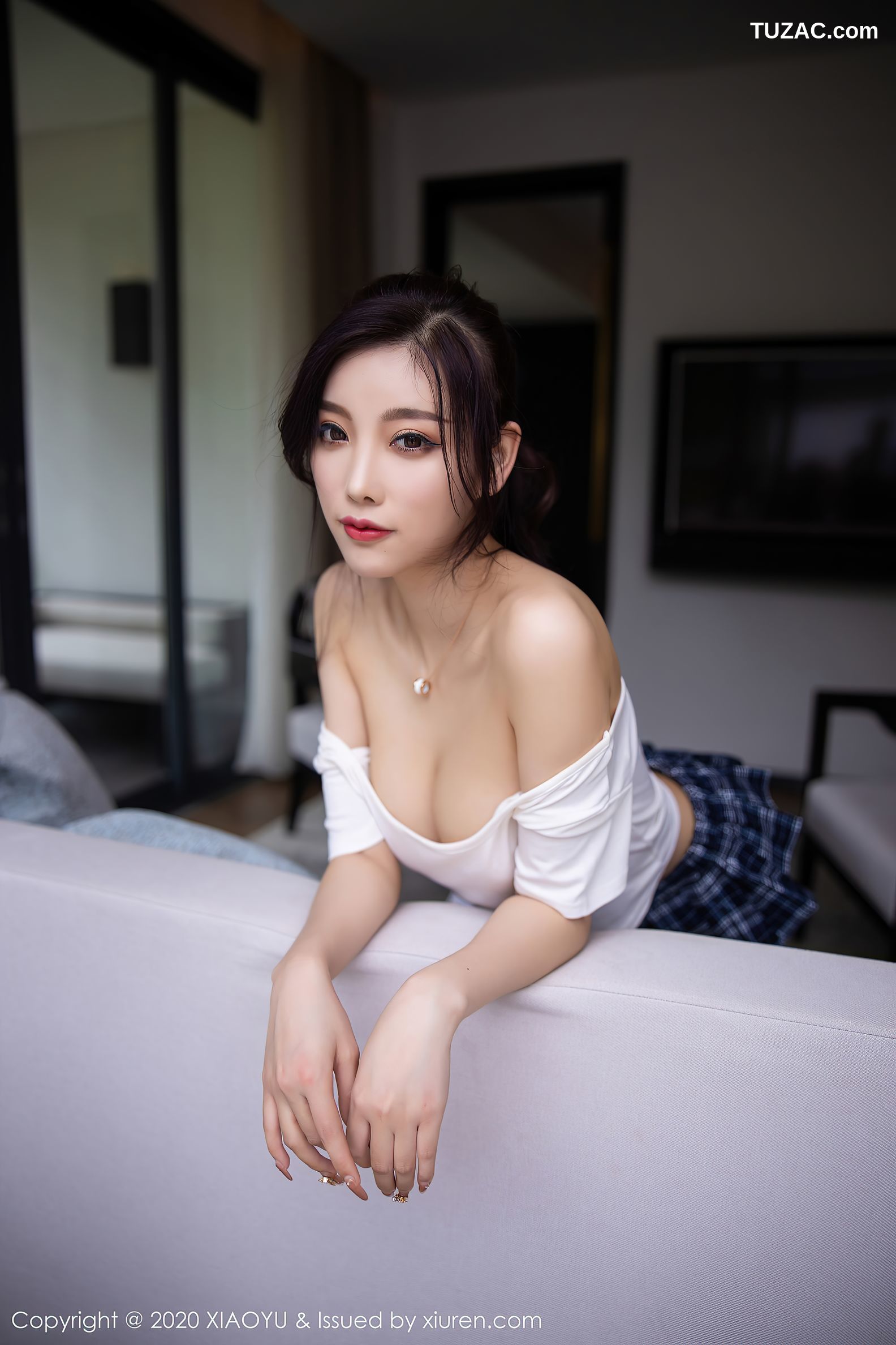 XiaoYu语画界-343-杨晨晨-《高马尾格子JK系列短裙》-2020.08.07