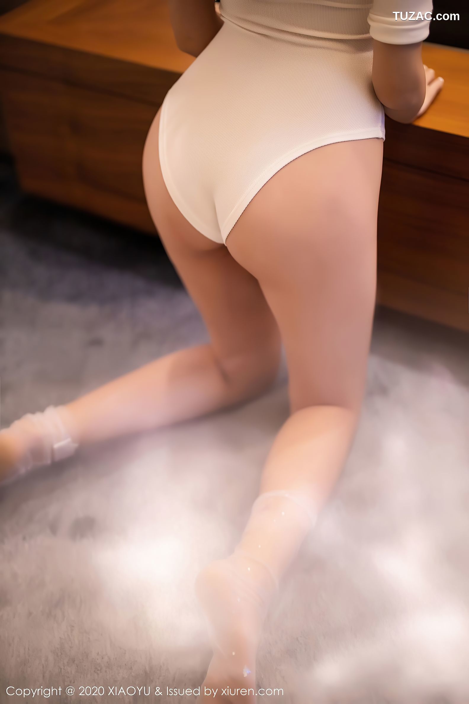 XiaoYu语画界-389-安琪Yee-《白色连体衣包裹曼妙有致娇躯》-2020.10.19