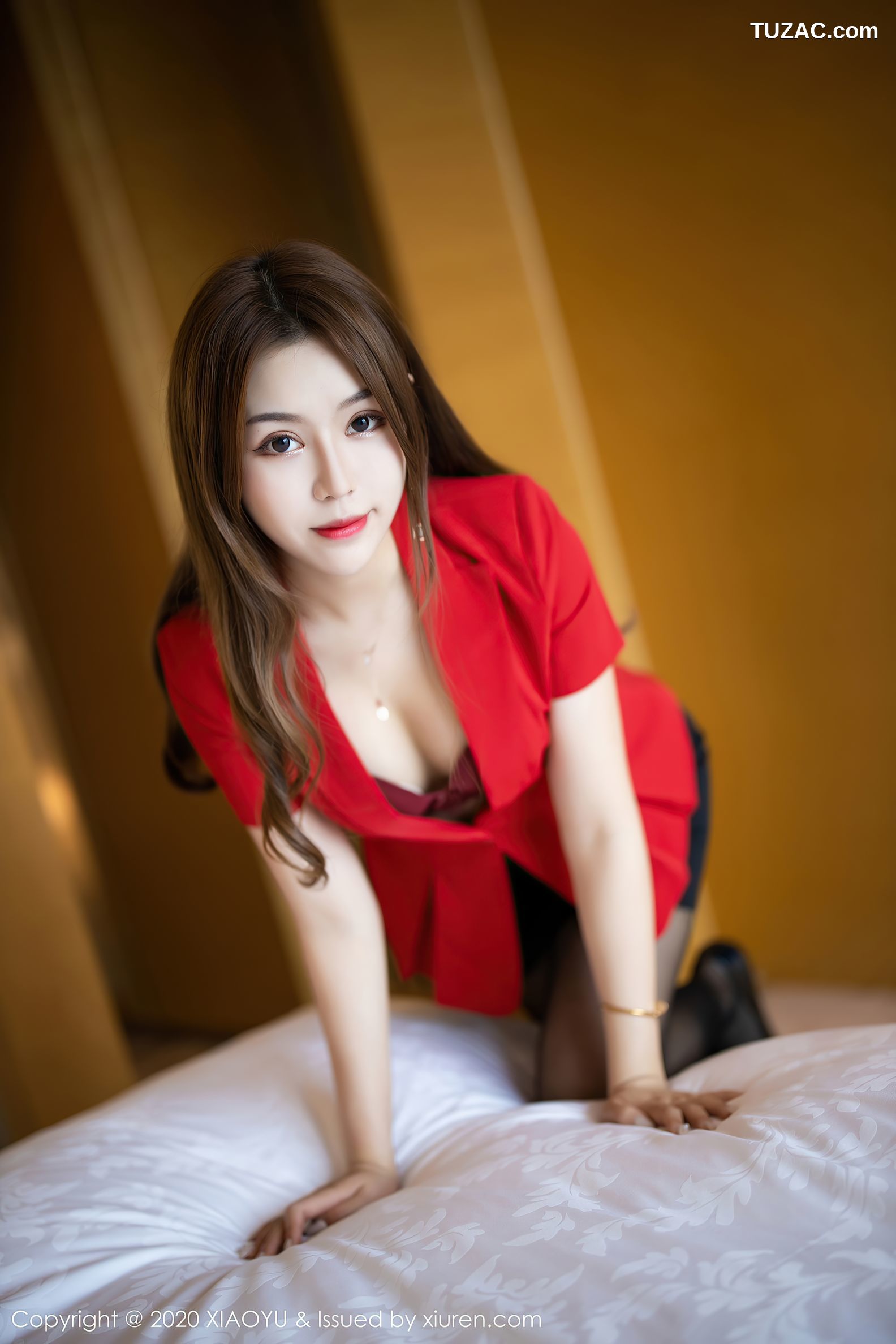 XiaoYu语画界-402-梦梵-《鲜艳的红色职场制服系列》-2020.11.05