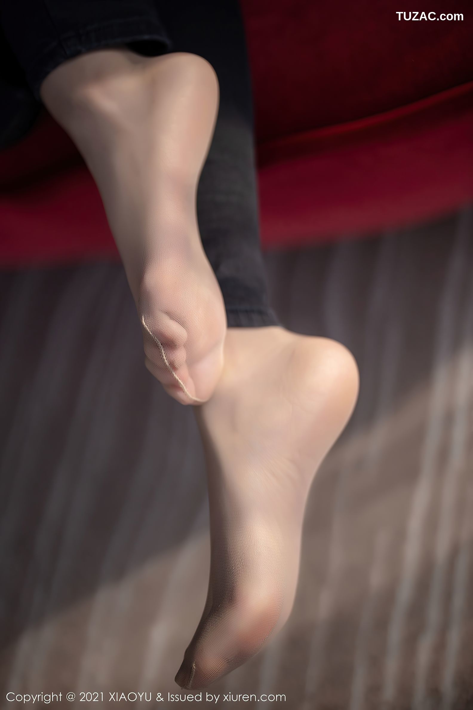 XiaoYu语画界-458-蜜桃酱-紧身牛仔裤肉丝-2021.01.25