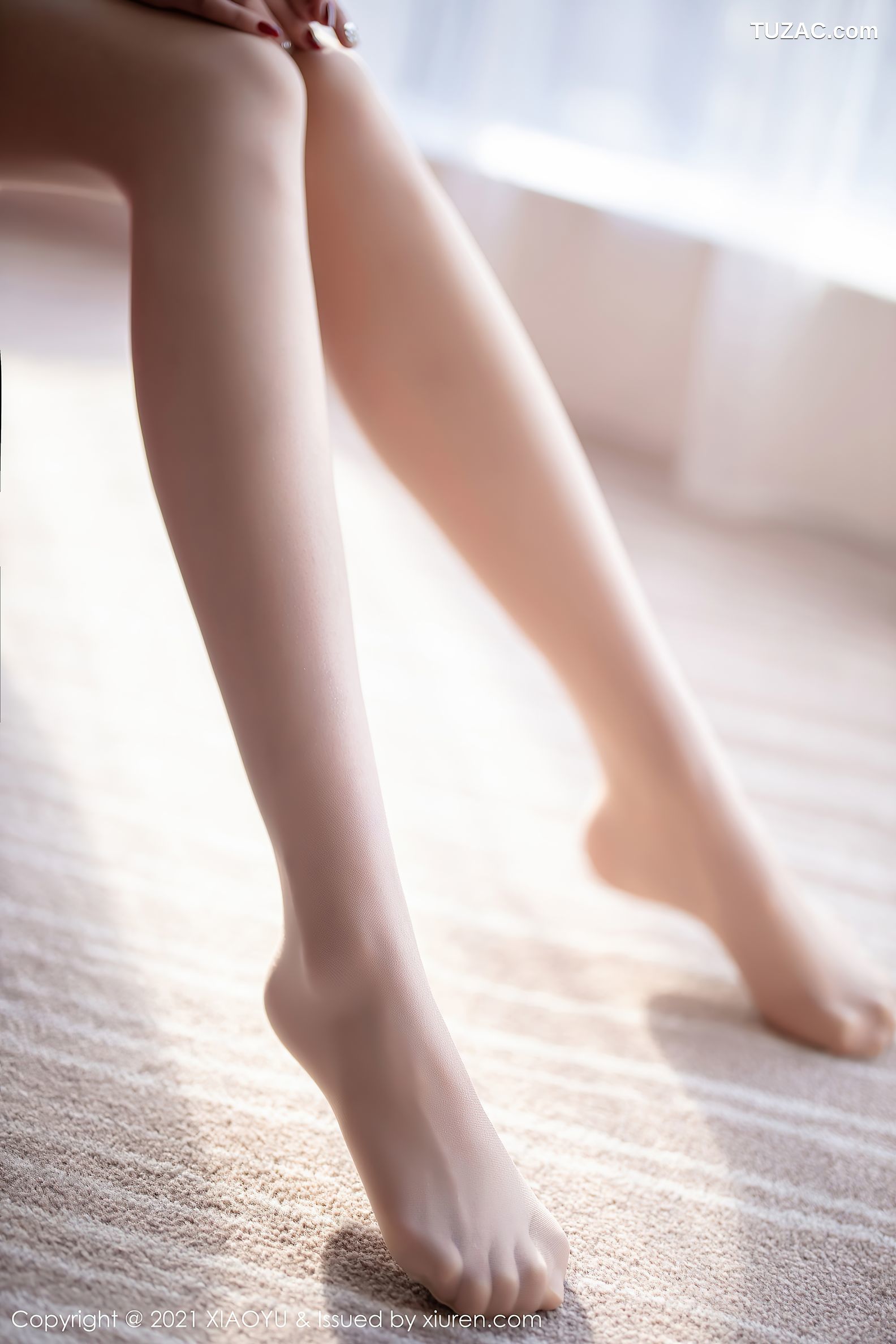 XiaoYu语画界-458-蜜桃酱-紧身牛仔裤肉丝-2021.01.25