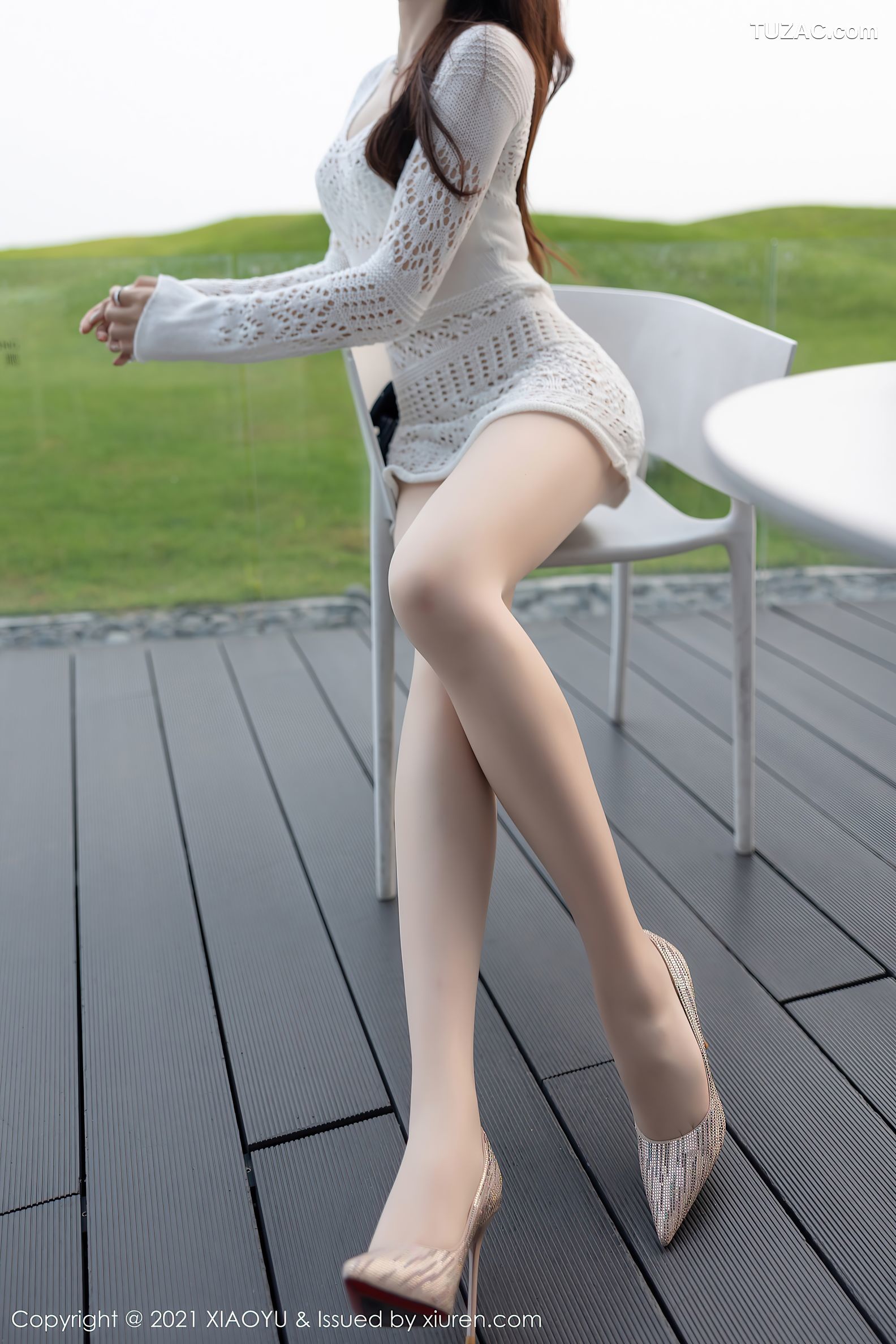 XiaoYu语画界-542-芝芝-超薄肉丝裤袜蕾丝内裤翘臀-2021.06.03