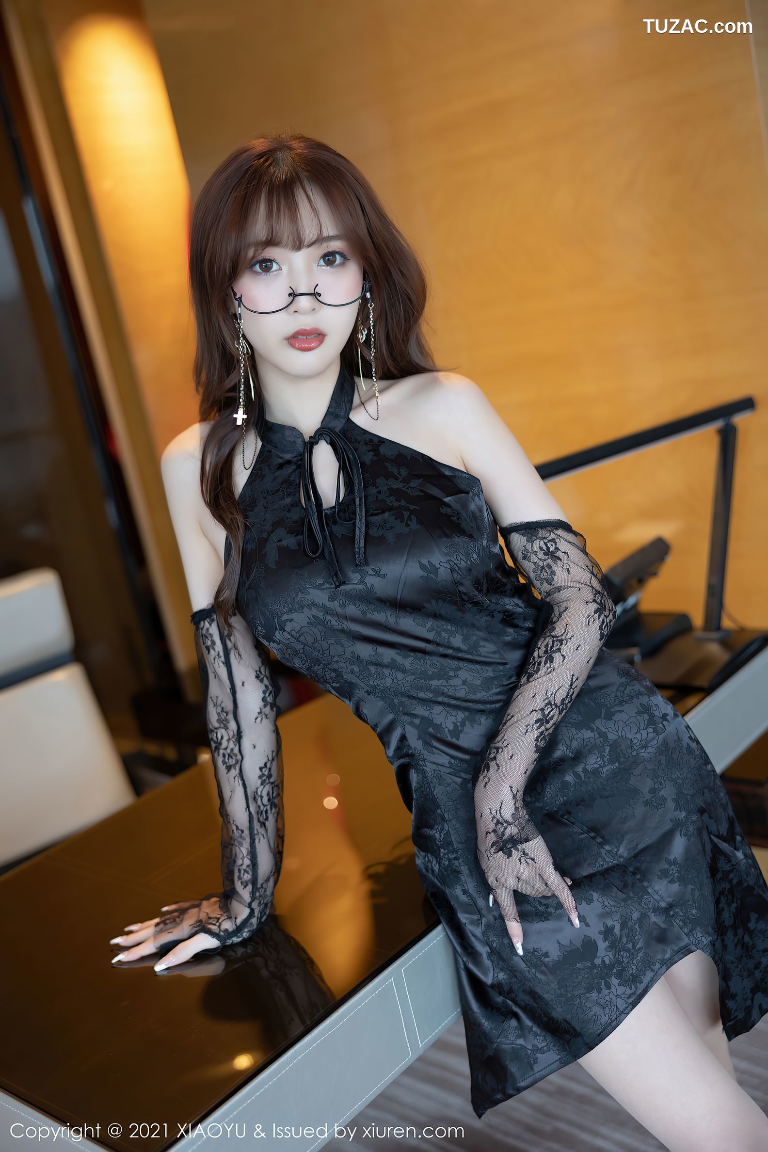 XiaoYu语画界-578-林星阑-超薄肉丝裤袜蕾丝内裤-2021.07.26