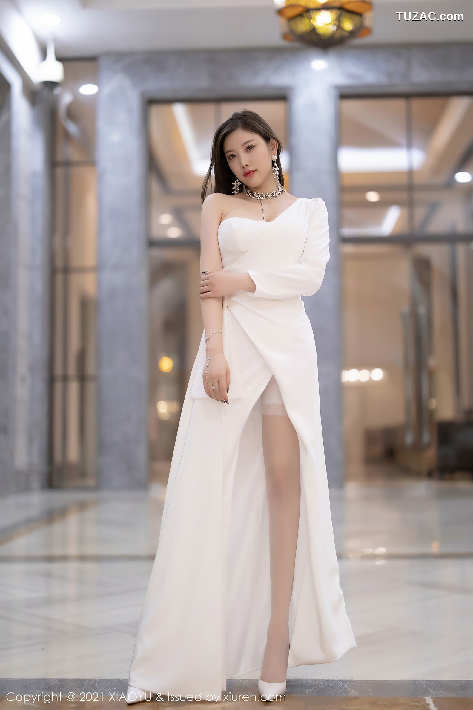 XiaoYu语画界-663-杨晨晨Sugar-广西心愿旅拍白色蕾丝情趣内衣-2021.11.26
