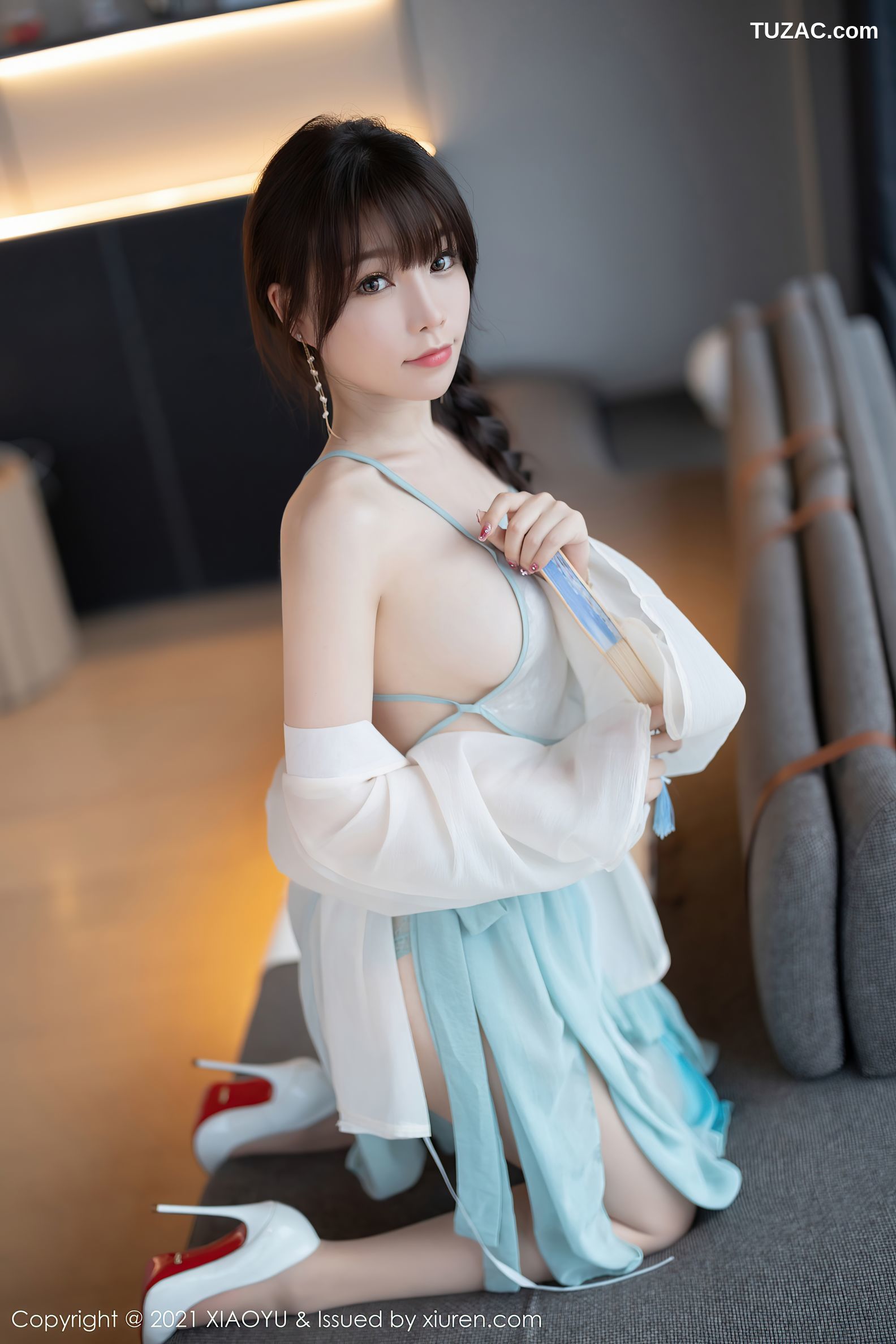 XiaoYu语画界-679-芝芝Booty-古韵着装超薄肉丝火辣身材-2021.12.20