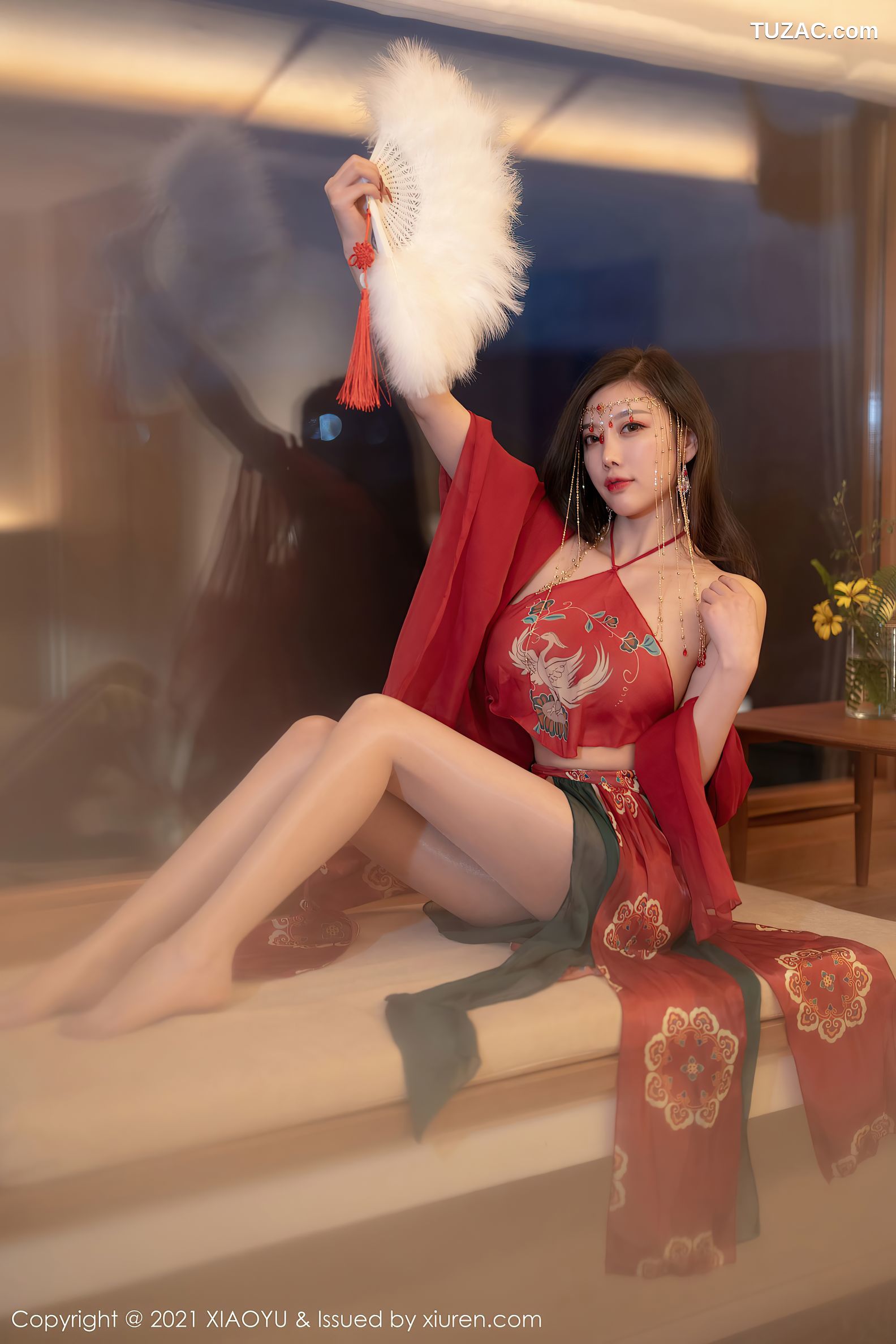 XiaoYu语画界-688-杨晨晨Sugar-丽江心愿旅拍红色古装肚兜-2021.12.31