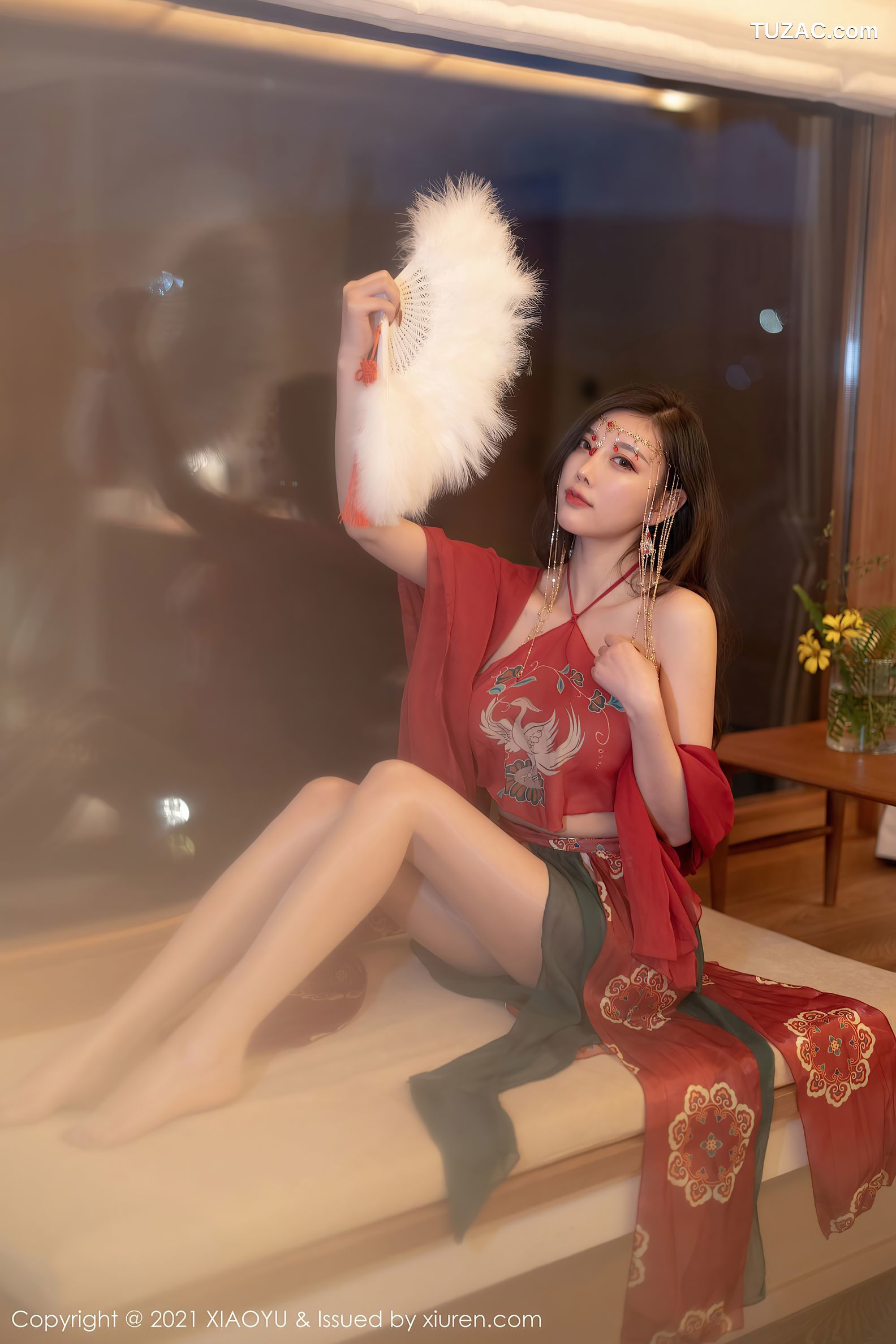 XiaoYu语画界-688-杨晨晨Sugar-丽江心愿旅拍红色古装肚兜-2021.12.31