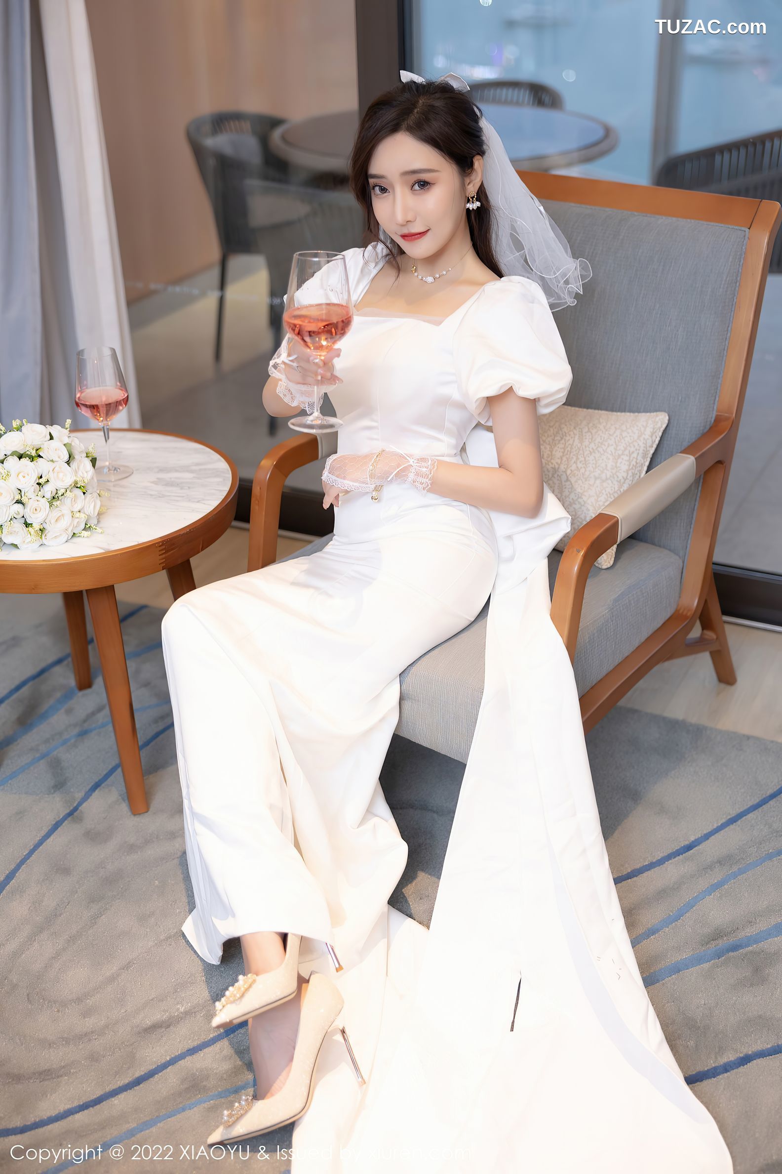 XiaoYu语画界-733-王馨瑶-惠州旅拍白婚纱礼裙白色蕾丝内衣-2022.03.10