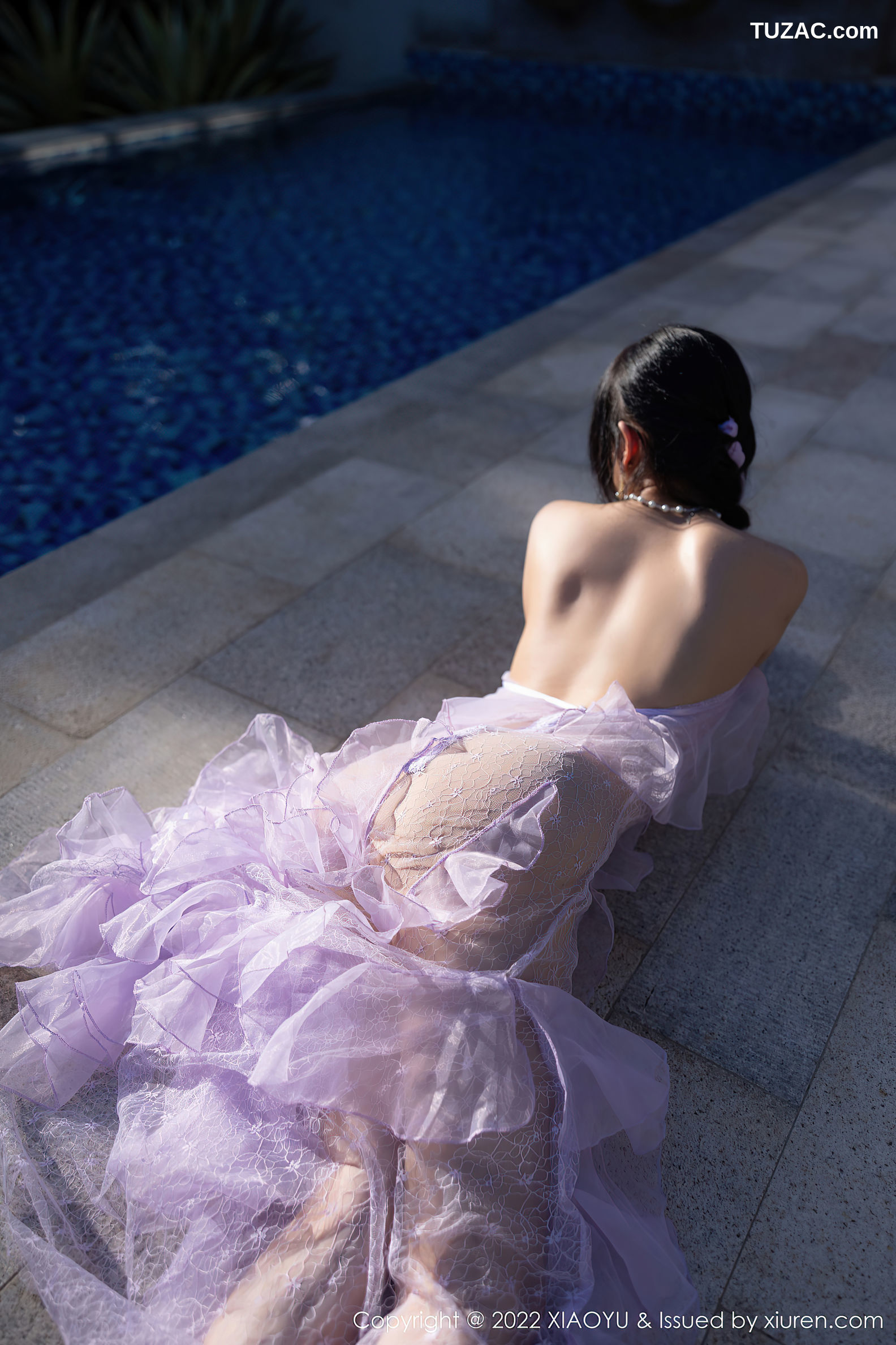 XiaoYu语画界-816-杨晨晨Yome-海南旅拍户外泳池轻透长裙-2022.07.08