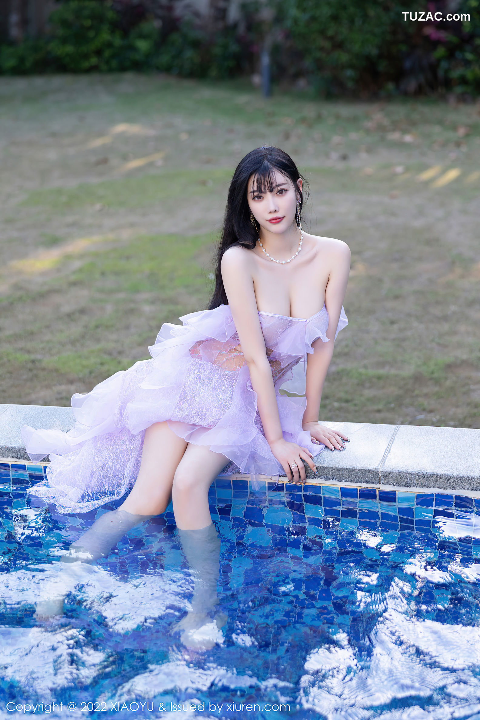XiaoYu语画界-816-杨晨晨Yome-海南旅拍户外泳池轻透长裙-2022.07.08
