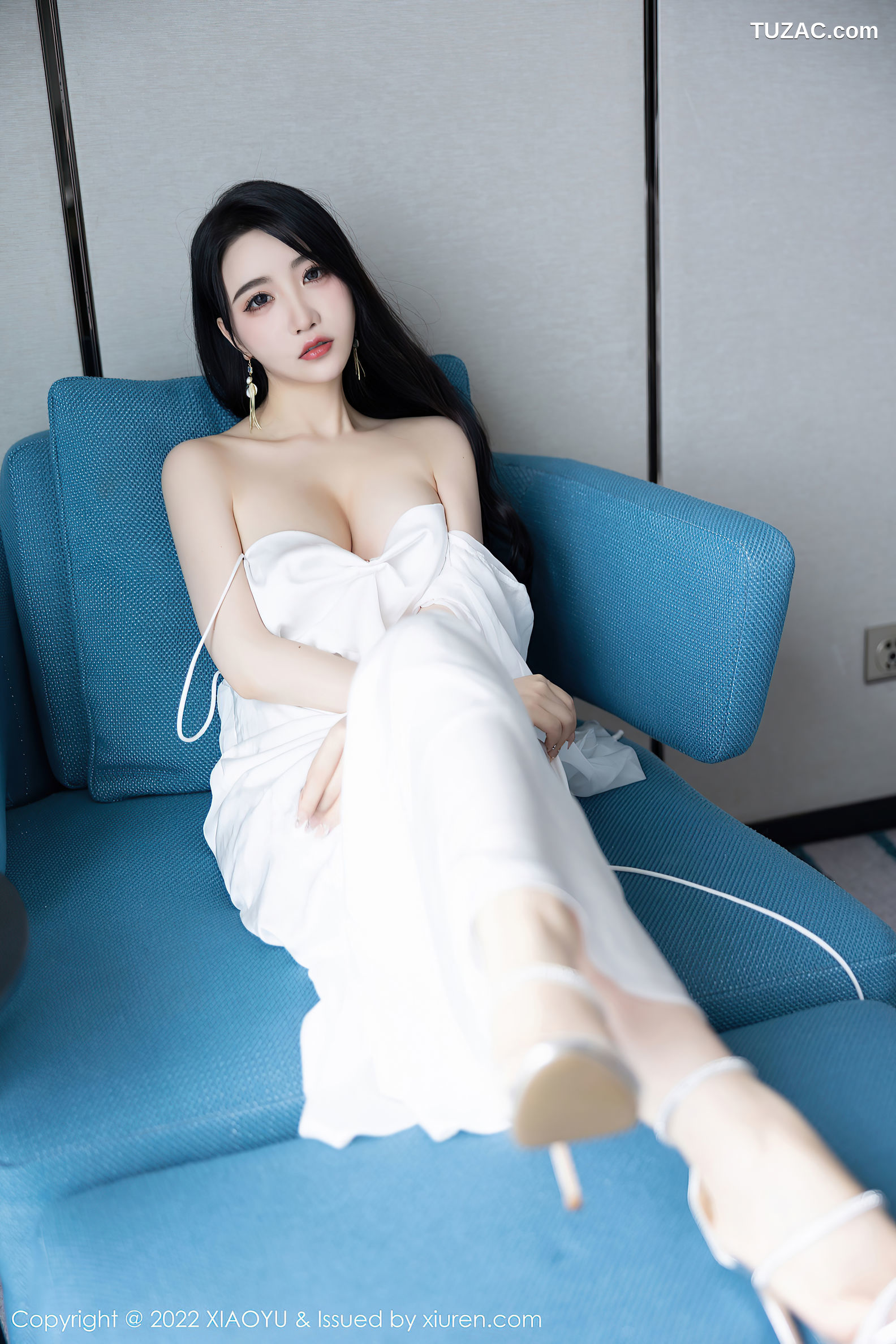 XiaoYu语画界-854-樱桃酱-杭州旅拍吊带长裙白色网纱内衣-2022.08.31