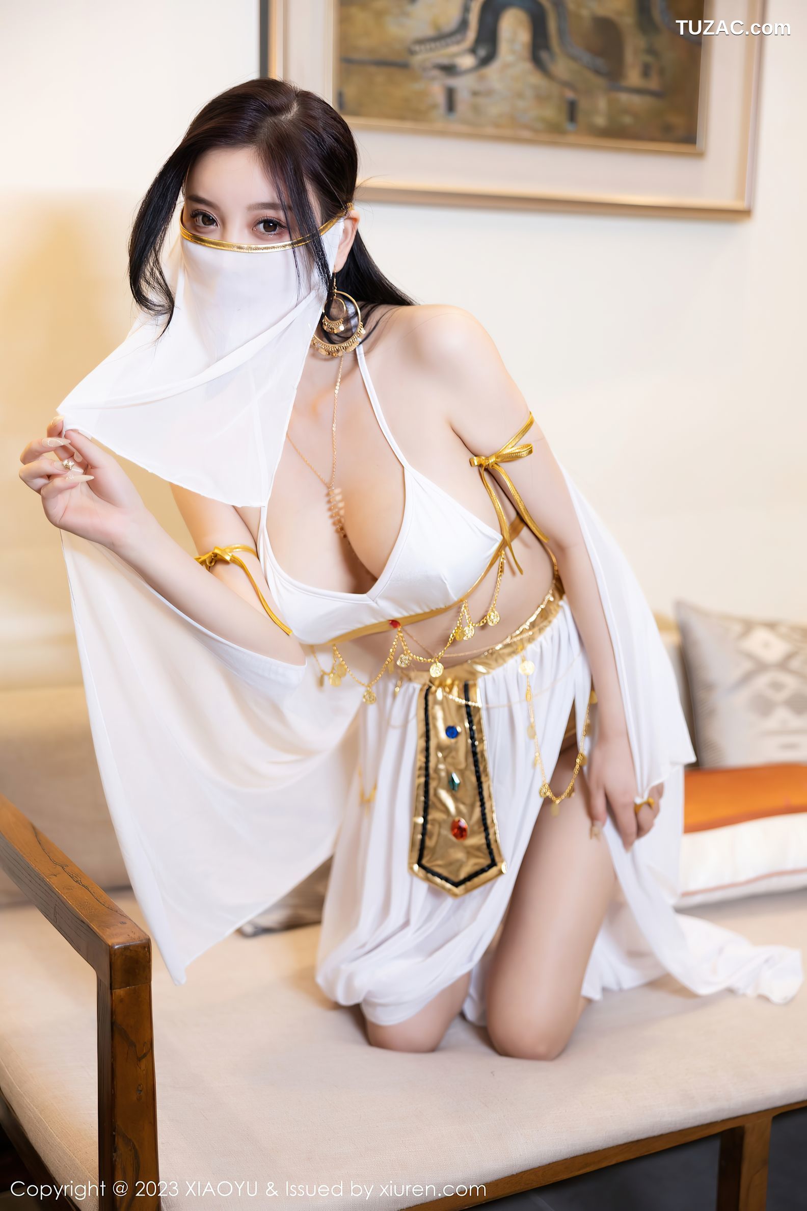 XiaoYu语画界-973-杨晨晨Yome-性感白色诱人服饰-2023.02.24