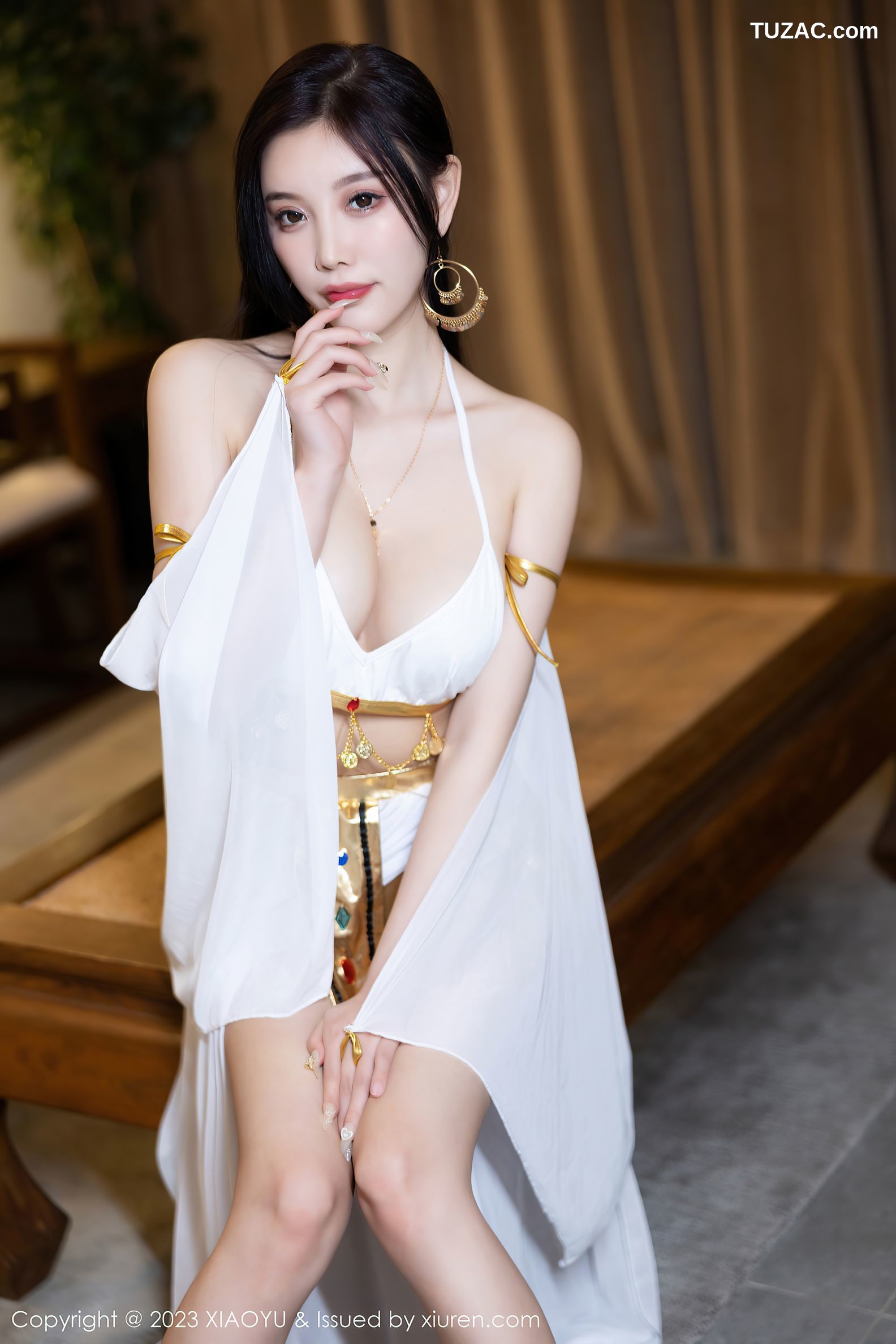 XiaoYu语画界-973-杨晨晨Yome-性感白色诱人服饰-2023.02.24