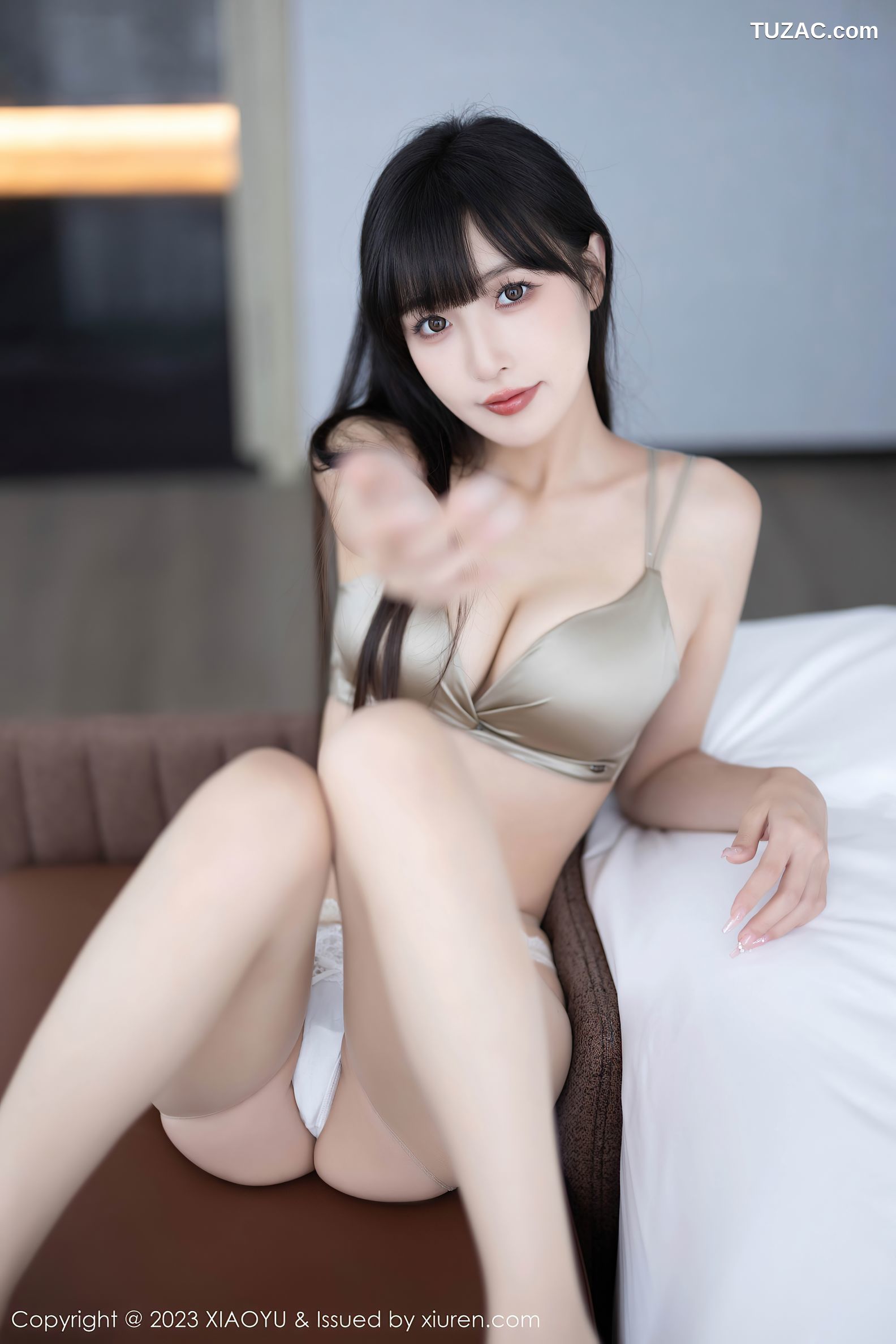 XiaoYu语画界-1112-林星阑-白T粉裙白色内衣肉丝-2023.09.15