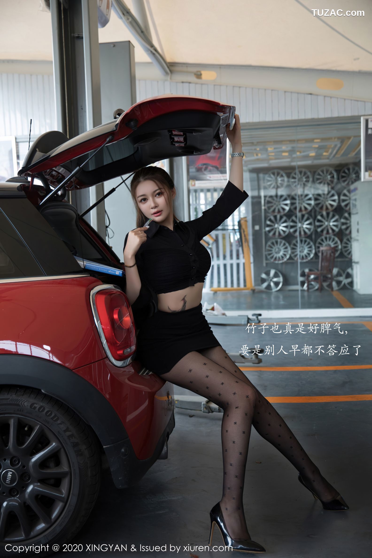 XingYan星颜社-139-凯竹姐姐-黑套装汽车销售